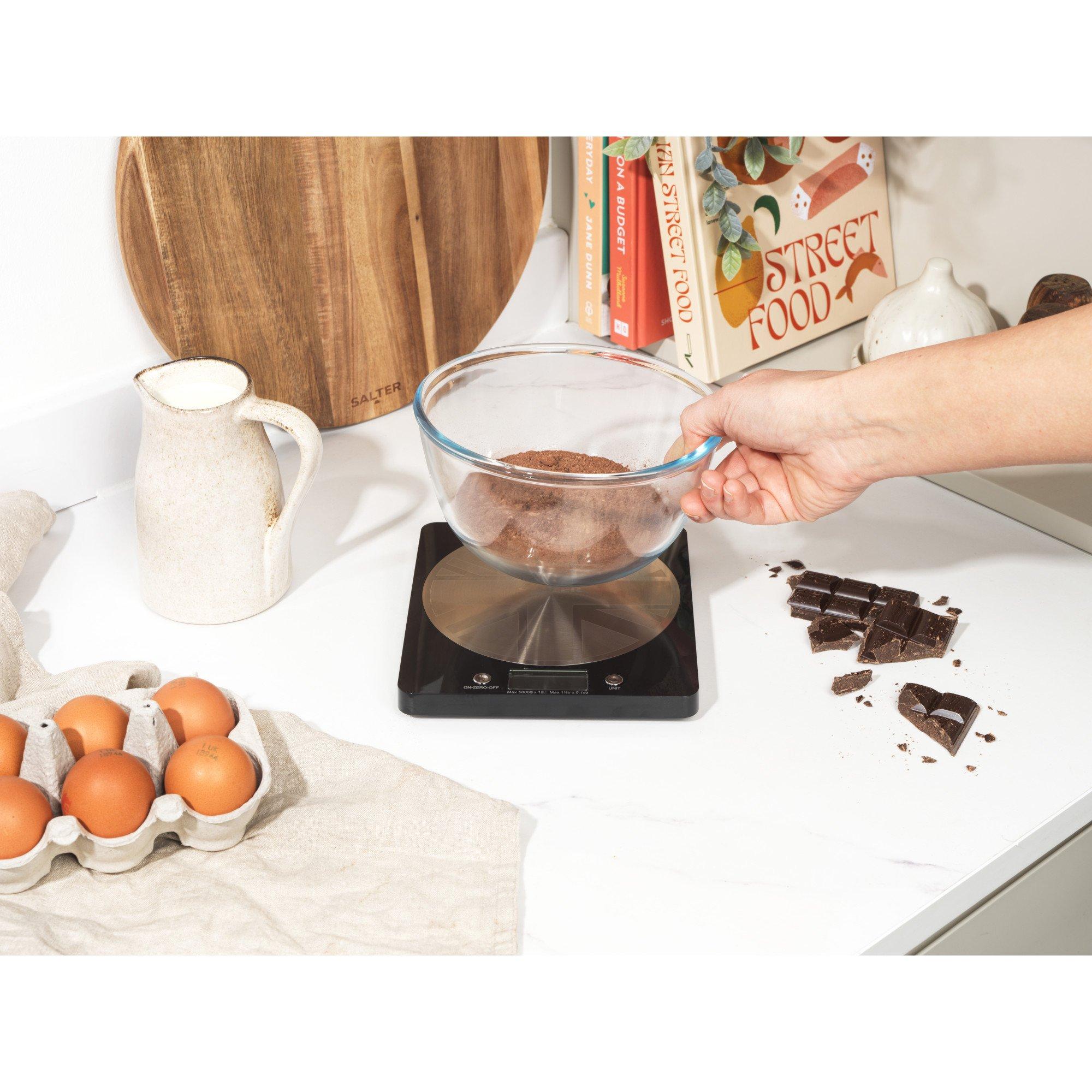Black - Salter - Digital Kitchen Scale - 10