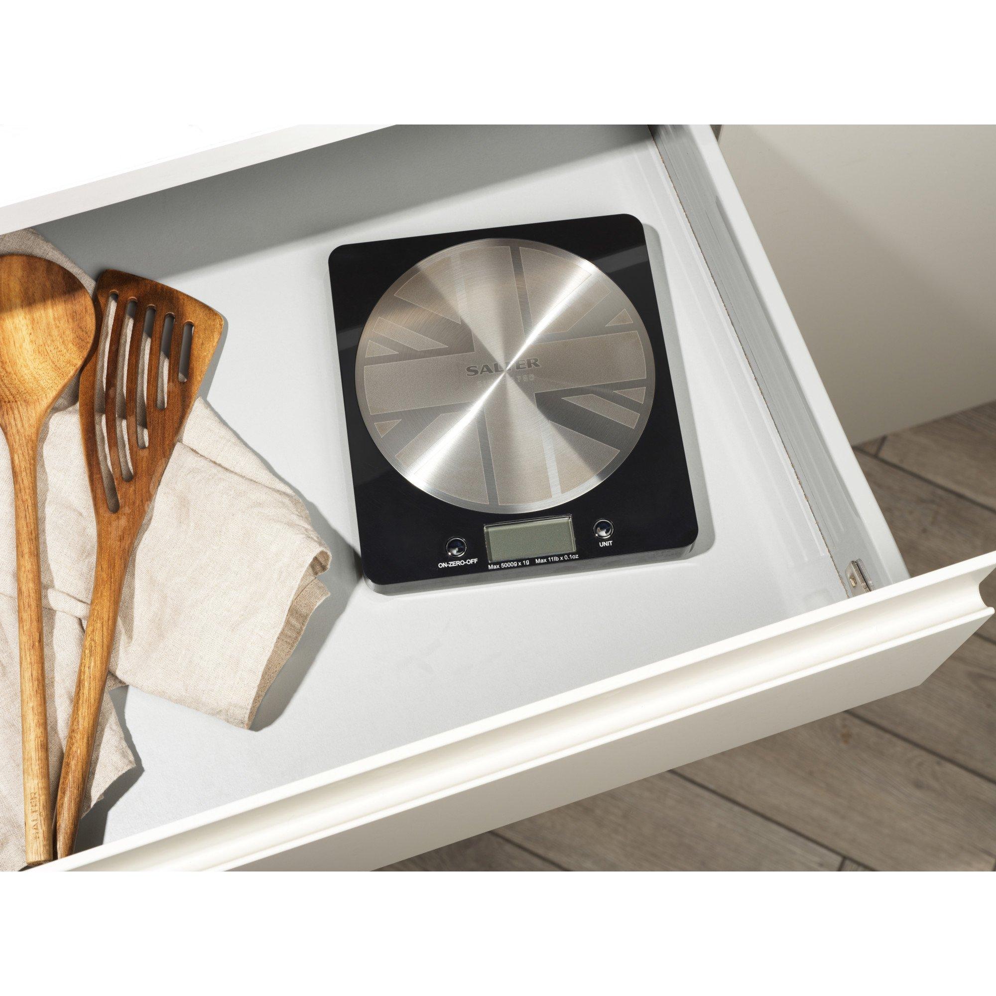 Black - Salter - Digital Kitchen Scale - 12