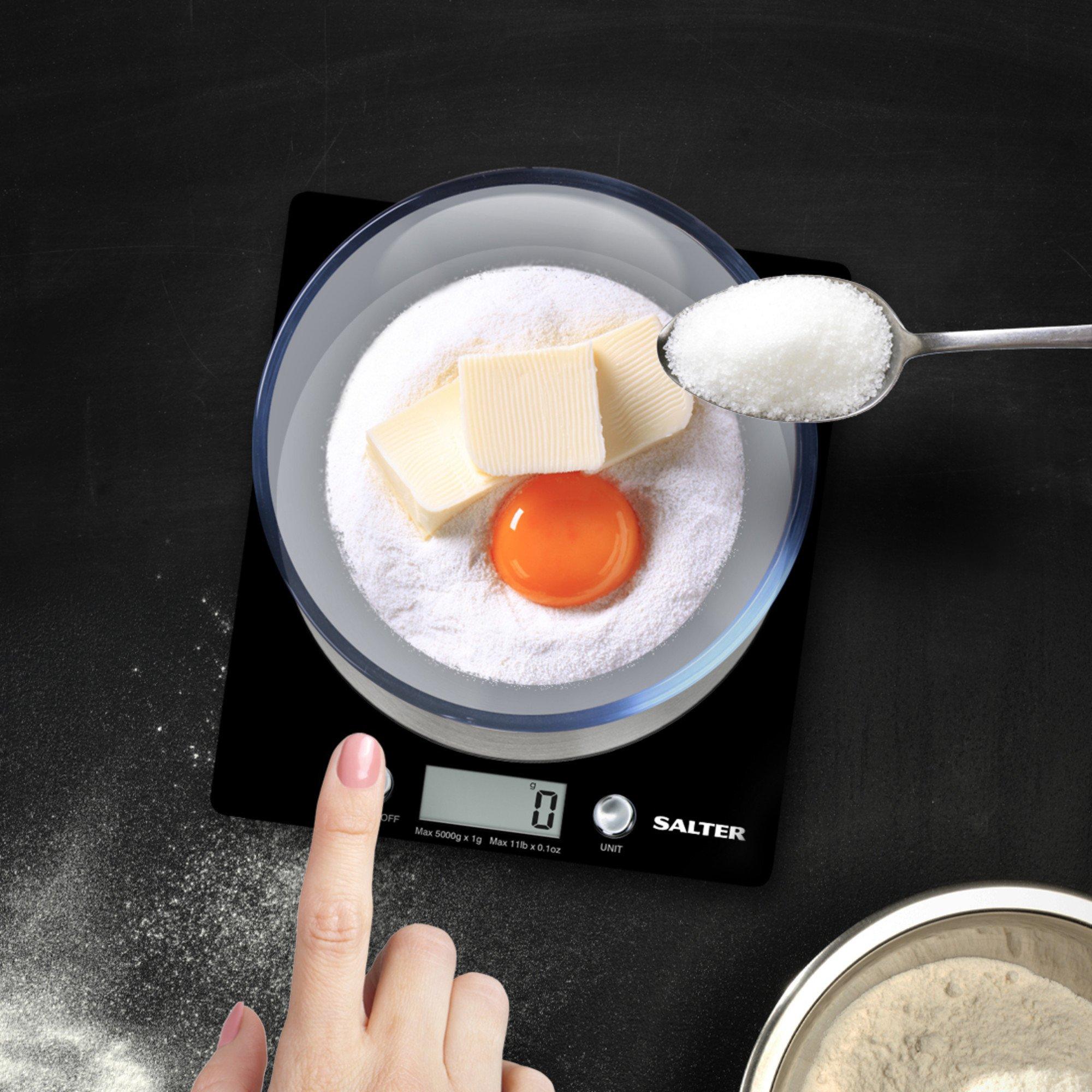Black - Salter - Digital Kitchen Scale - 14