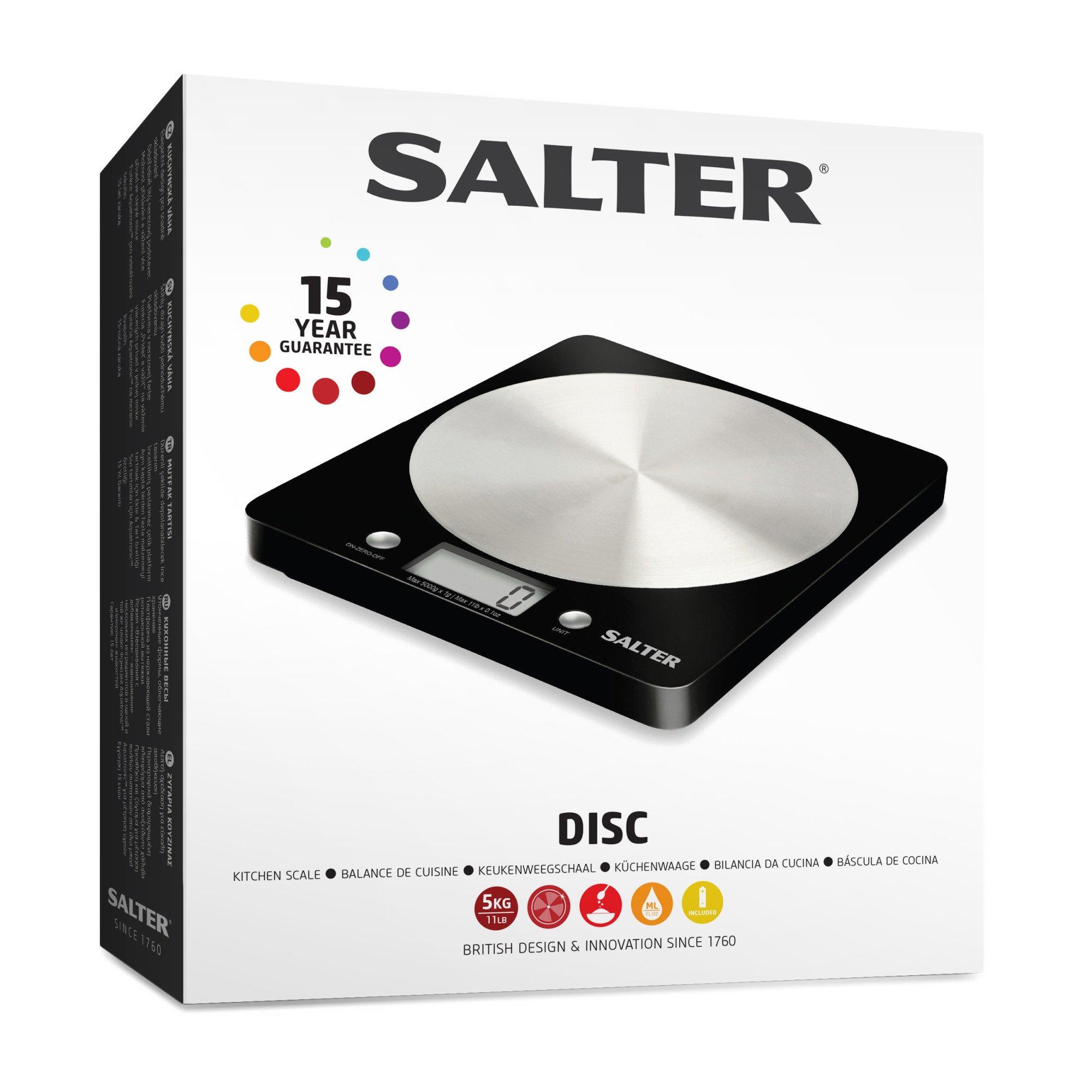 Black - Salter - Digital Kitchen Scale - 5