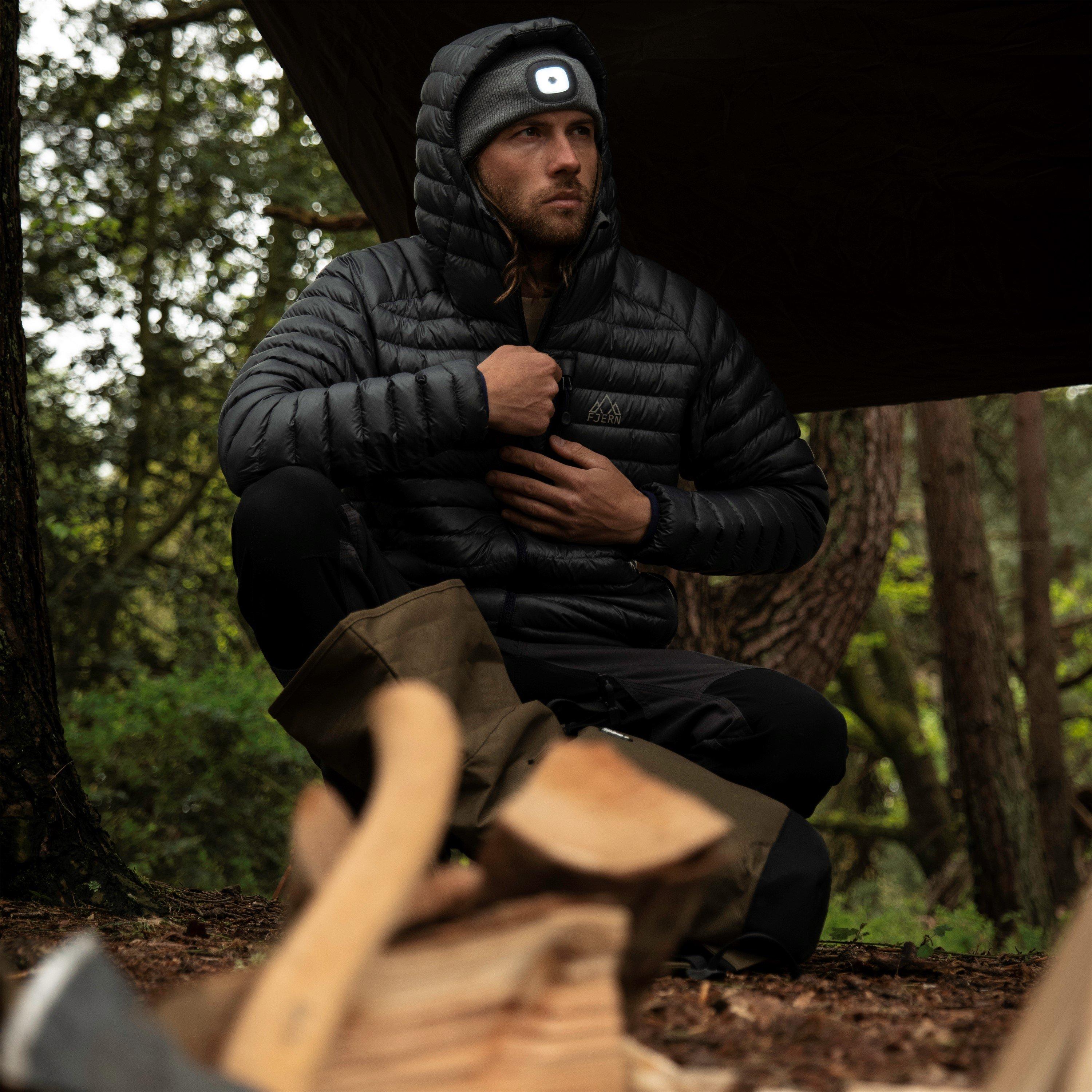 Grey - Fizz Creations - LED Rechargeable Beanie Novelty Gift - 3