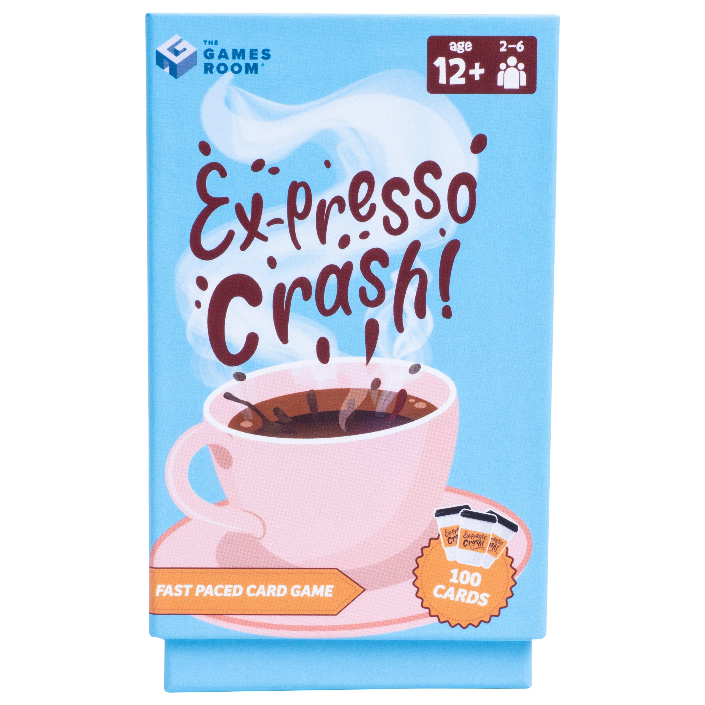 Fizz Creations  Ex-Presso Crash Coffee-Themed Card Game 2-6 Players Age 12+ Novelty Gift - 