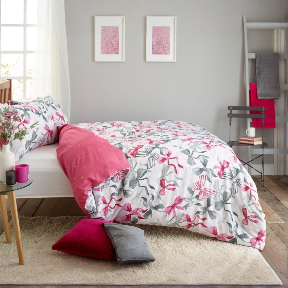 Pink - Deyongs - Bows Duvet 99 - 2