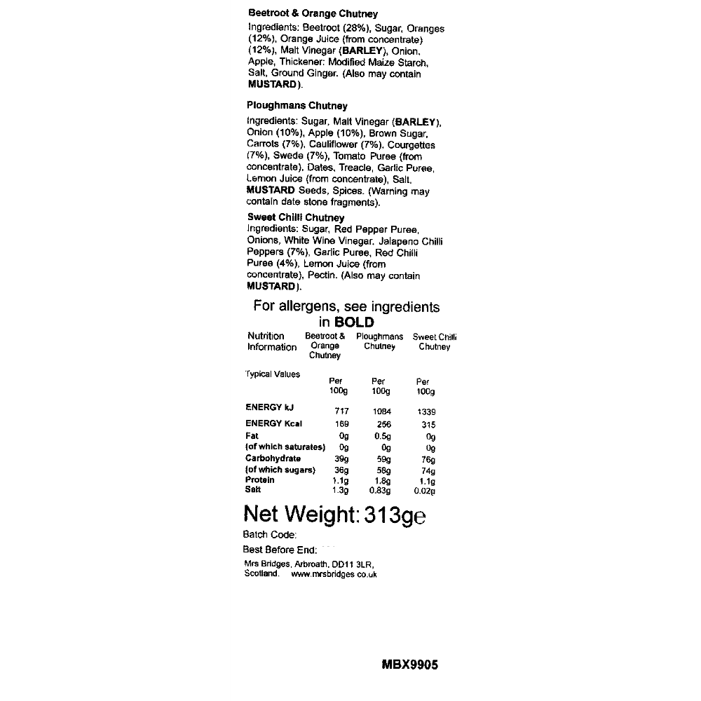 Chutney - Mrs Bridges - - Boxing Day Triple Juco Bag - 2