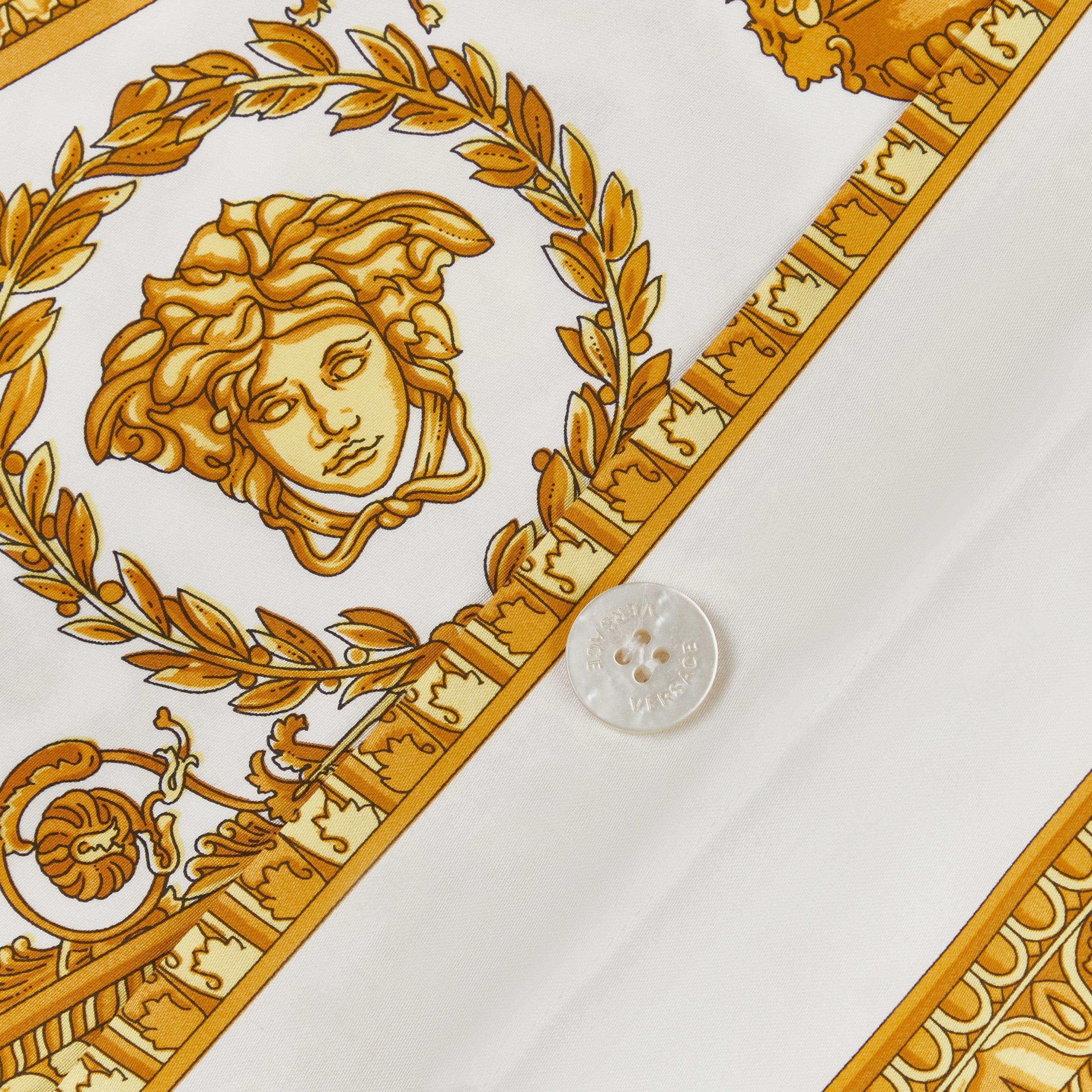 Gold White - Versace Home - Barocco Duvet Cover - White/Gold - 3
