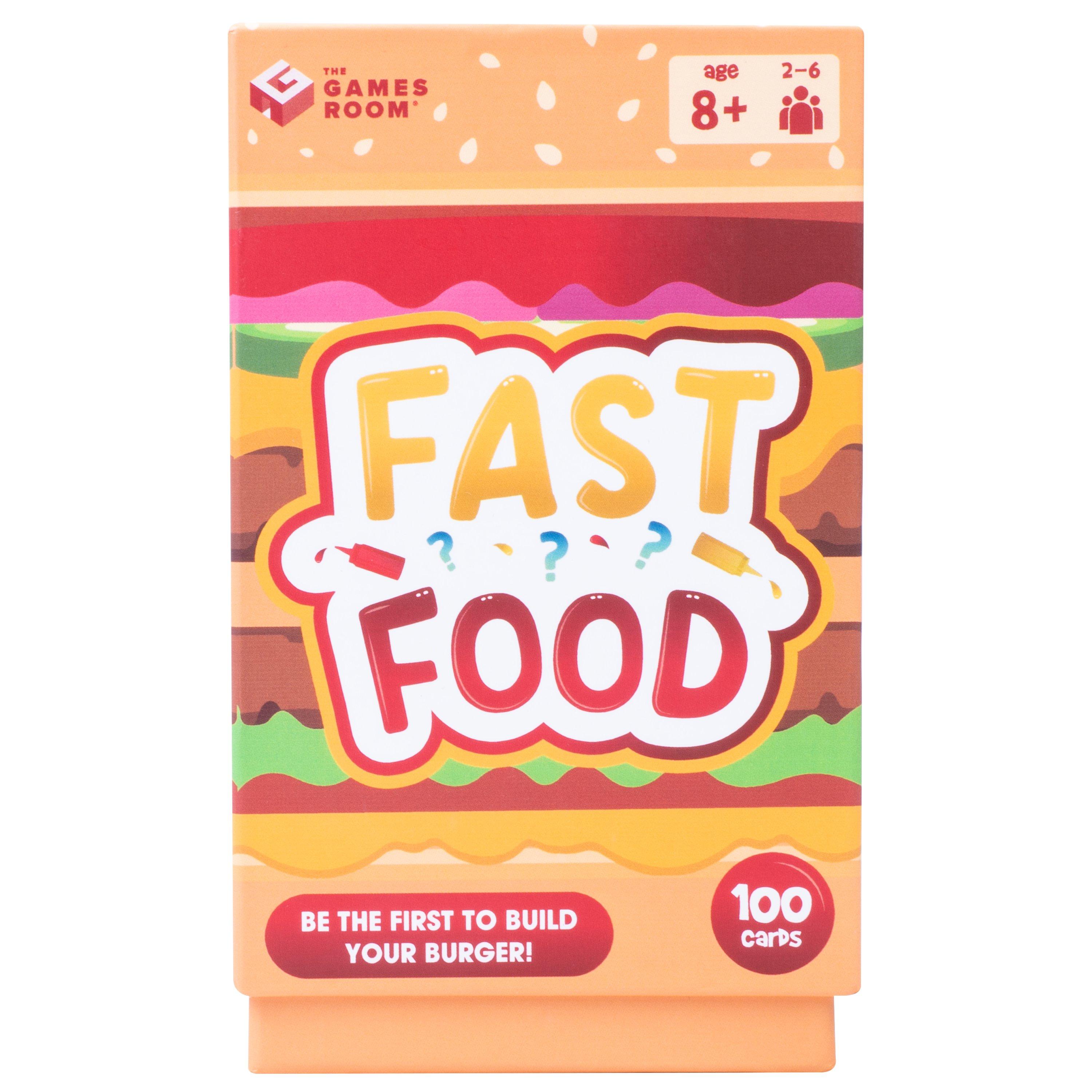 Fizz Creations  Fast Food Trivia Building Game Novelty Gift - 