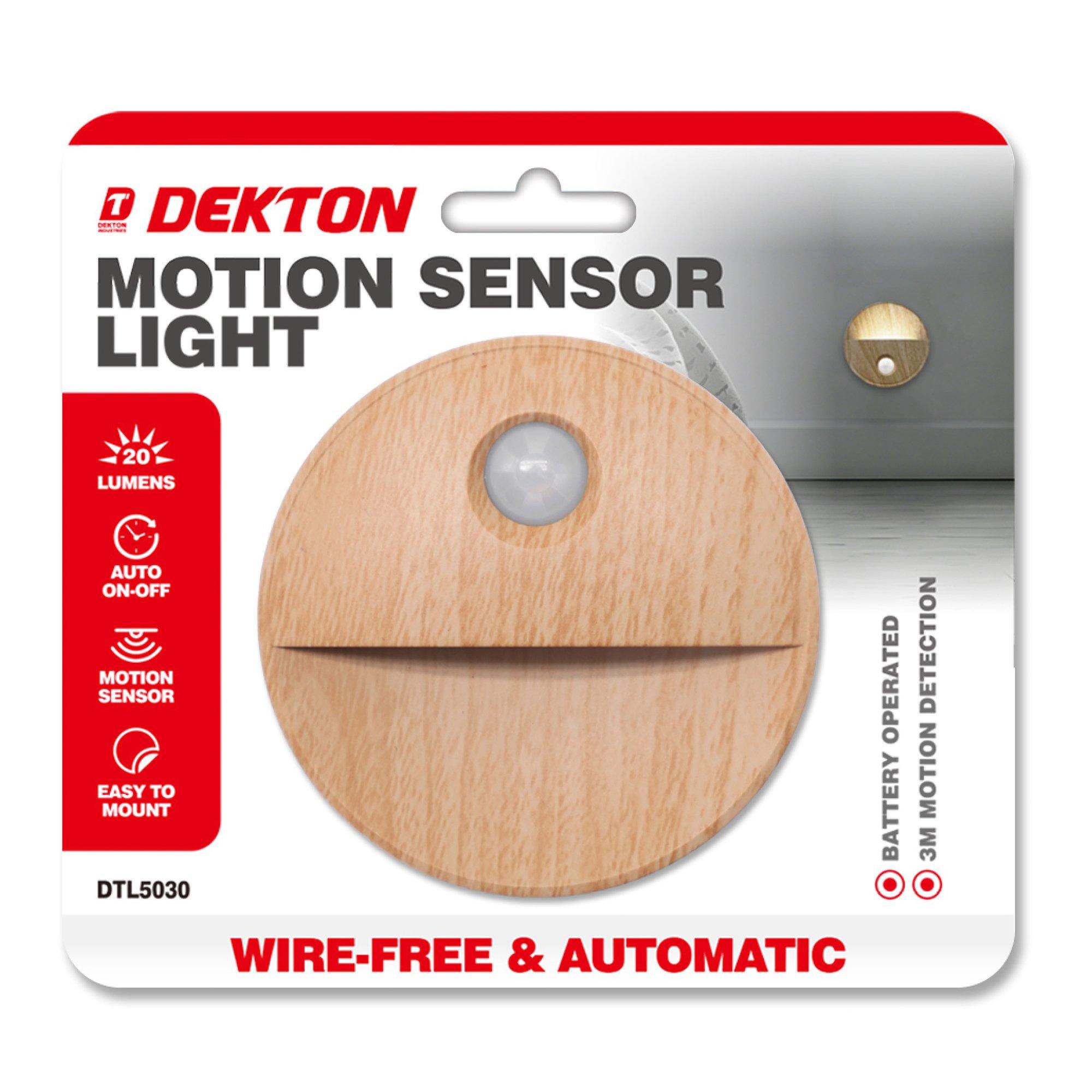Marrón - Dekton - Dekton Wood Effect Motion Senor Light