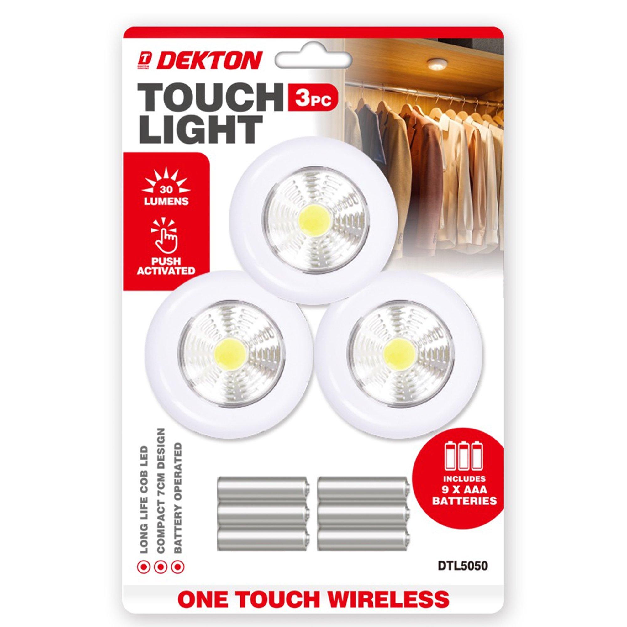 Hvid - Dekton - Dekton Wireless Led 3 piece touch light set