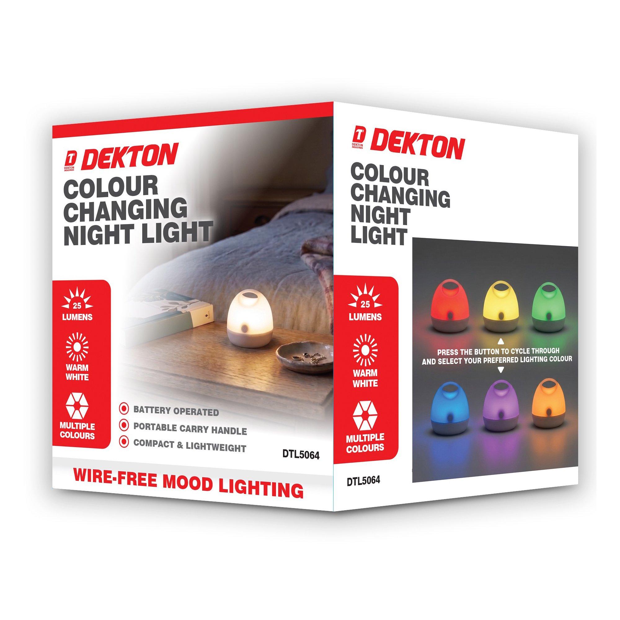 Hvid - Dekton - Dekton Colour Changing Night Light