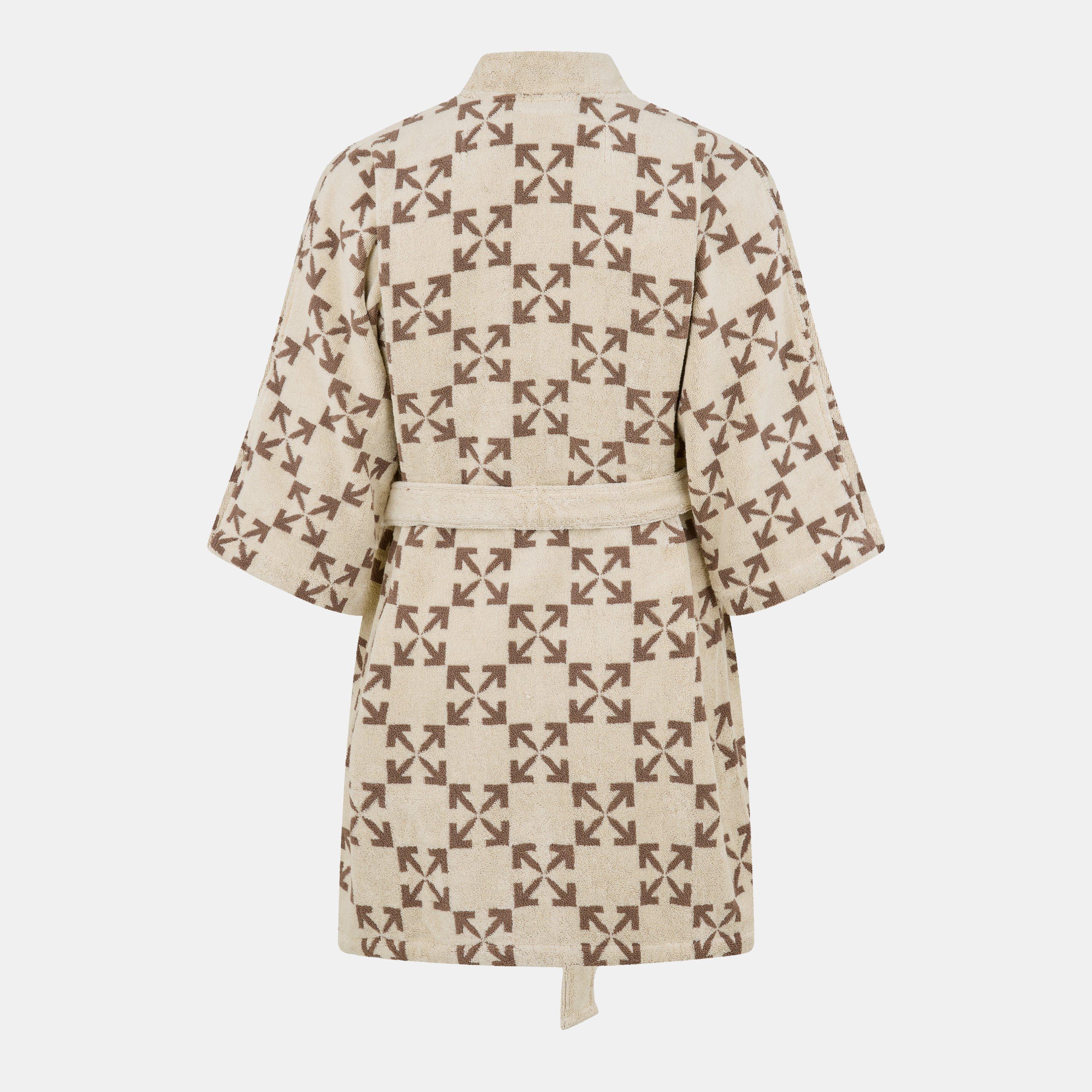 Krema/Taupe - Off White - Bathrobe - 2