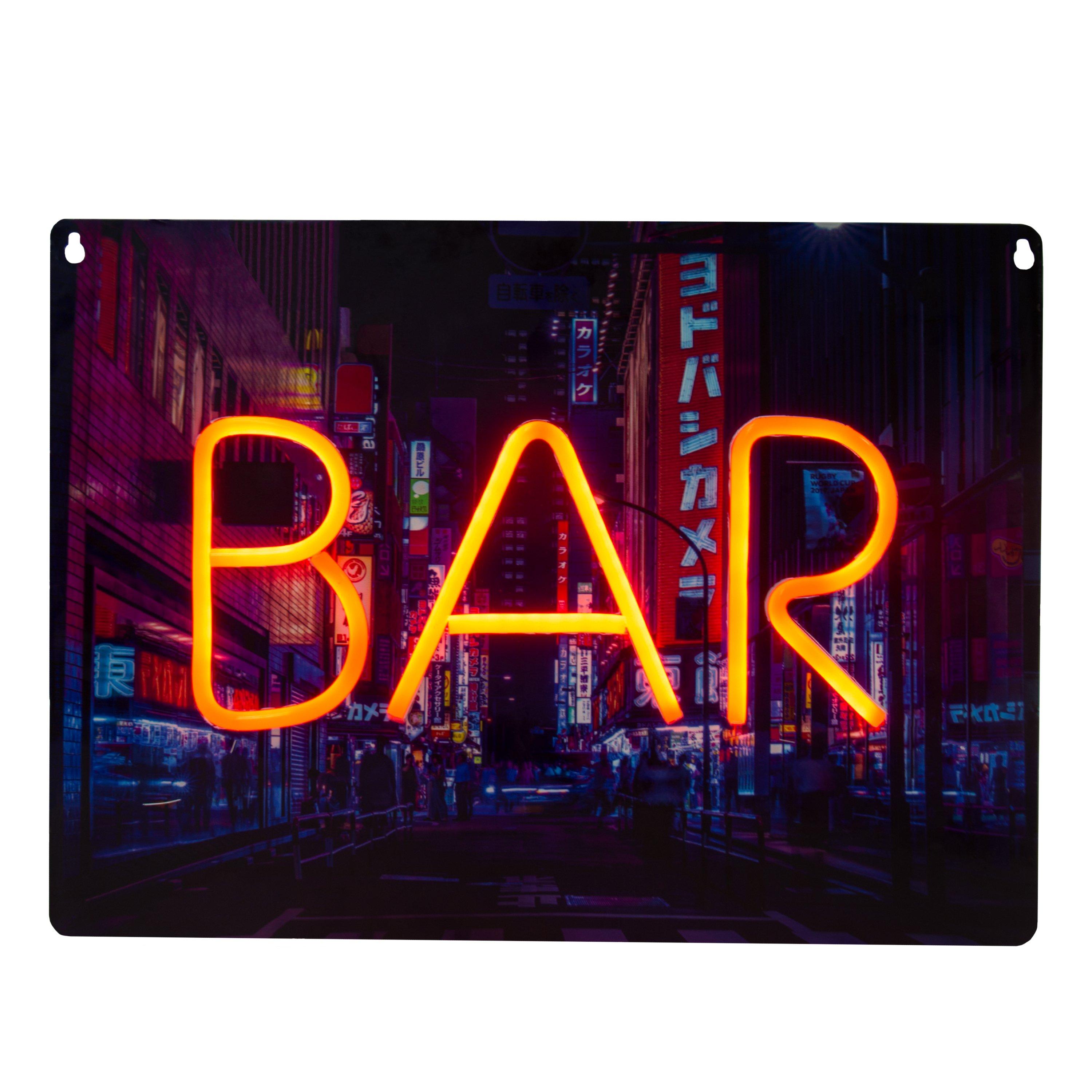 Multi - Fizz Creations - BAR LED Wall Mountable USB Red Neon Light Novelty Gift - 1