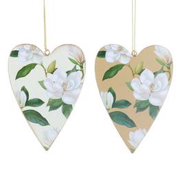 Gisela Graham Gisela 2p Wood Heart 99