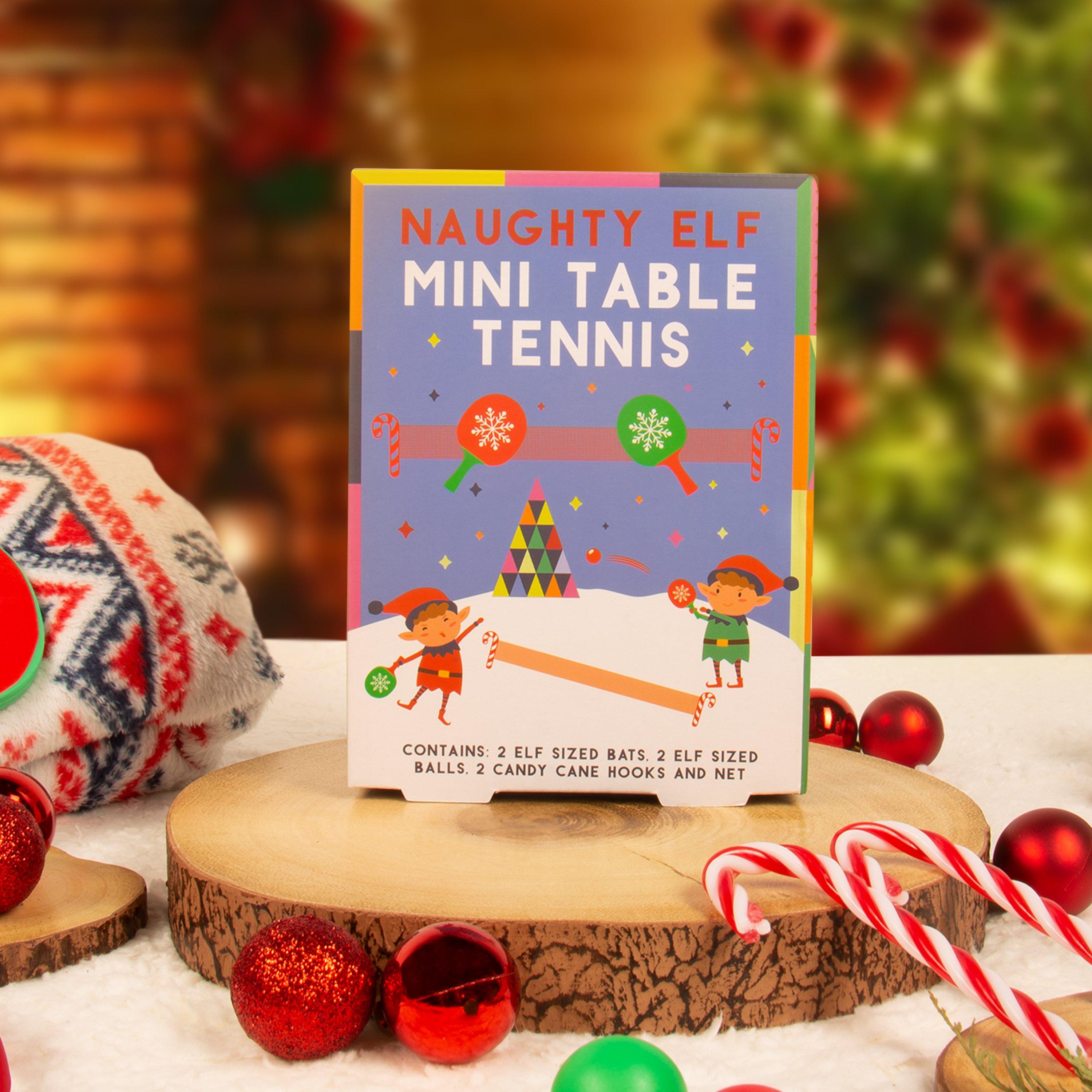 Meerkleurig - Fizz Creations - Candy Cane Mini Table Tennis Novelty Gift - 3