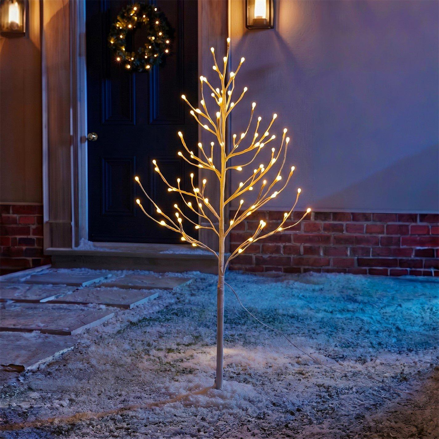 Birch - The Spirit Of Christmas - 1.2m LED Birch Tree. - 1