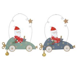 Gisela Graham Gisela 2pk Santa Car 99