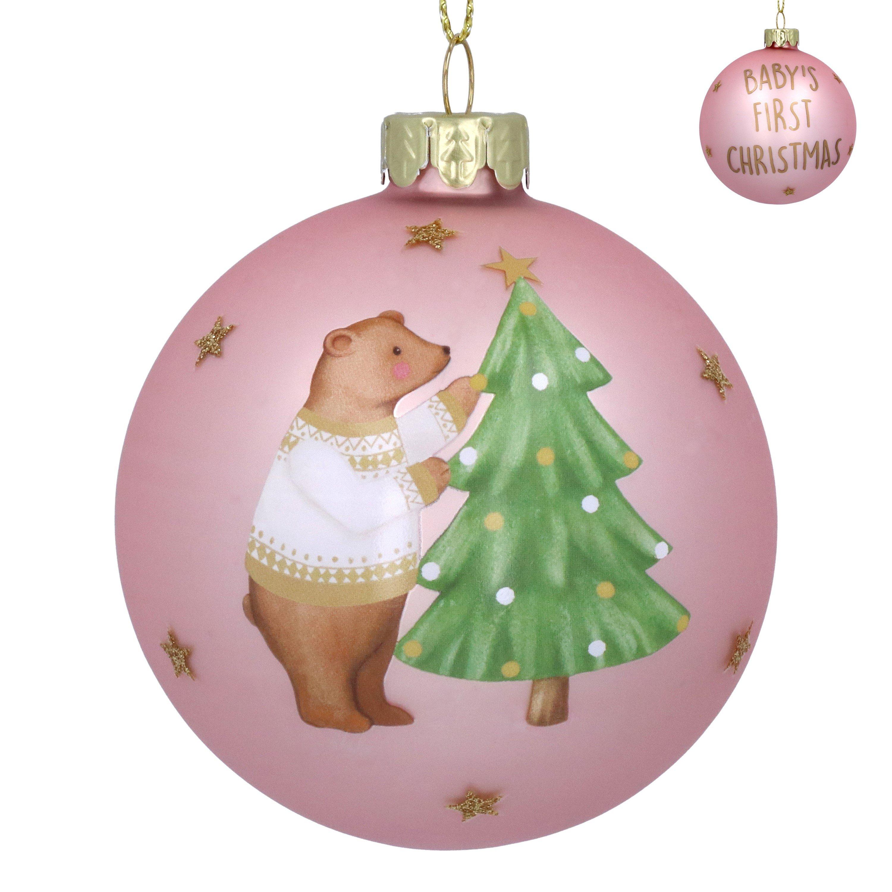 Gisela Graham Baby Tree Single Decoration