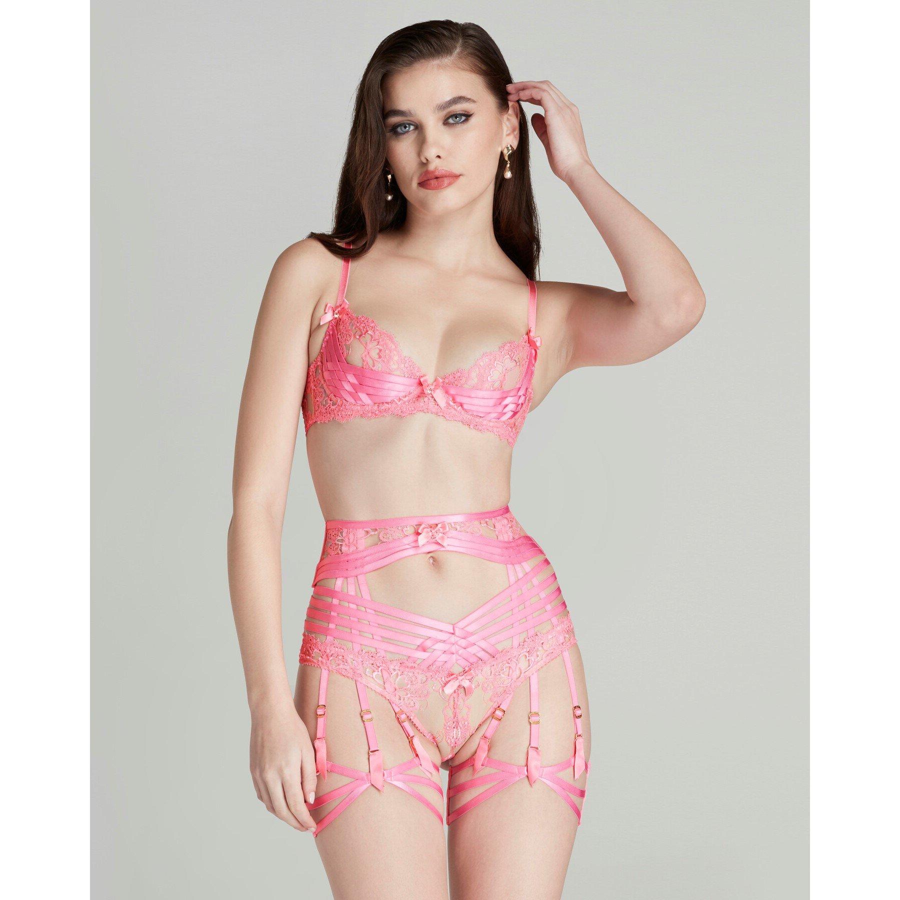 Agent Provocateur DIONI Suspender - Pink - Size 3