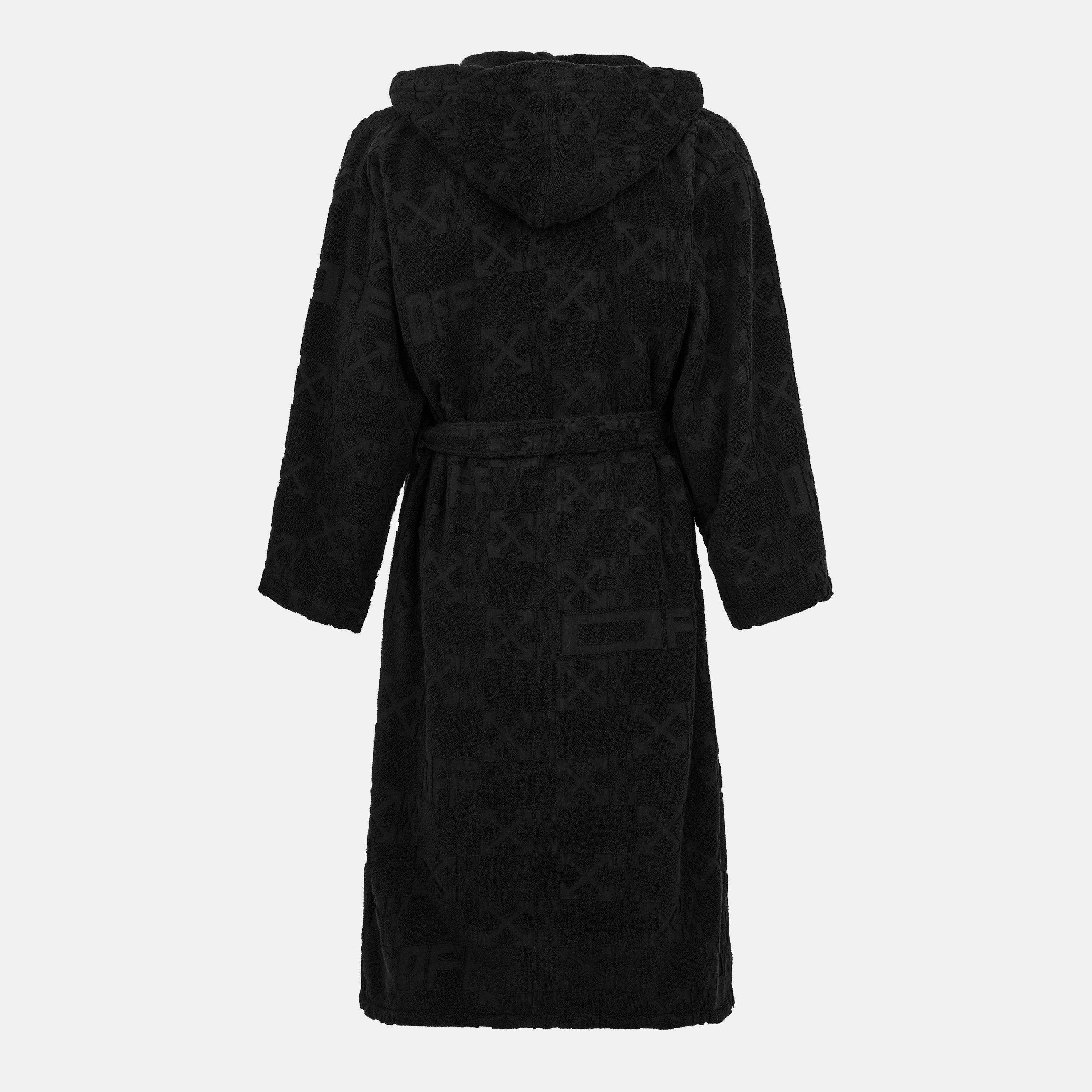 ANTRAKIT - Off White - Hooded Bathrobe - 2