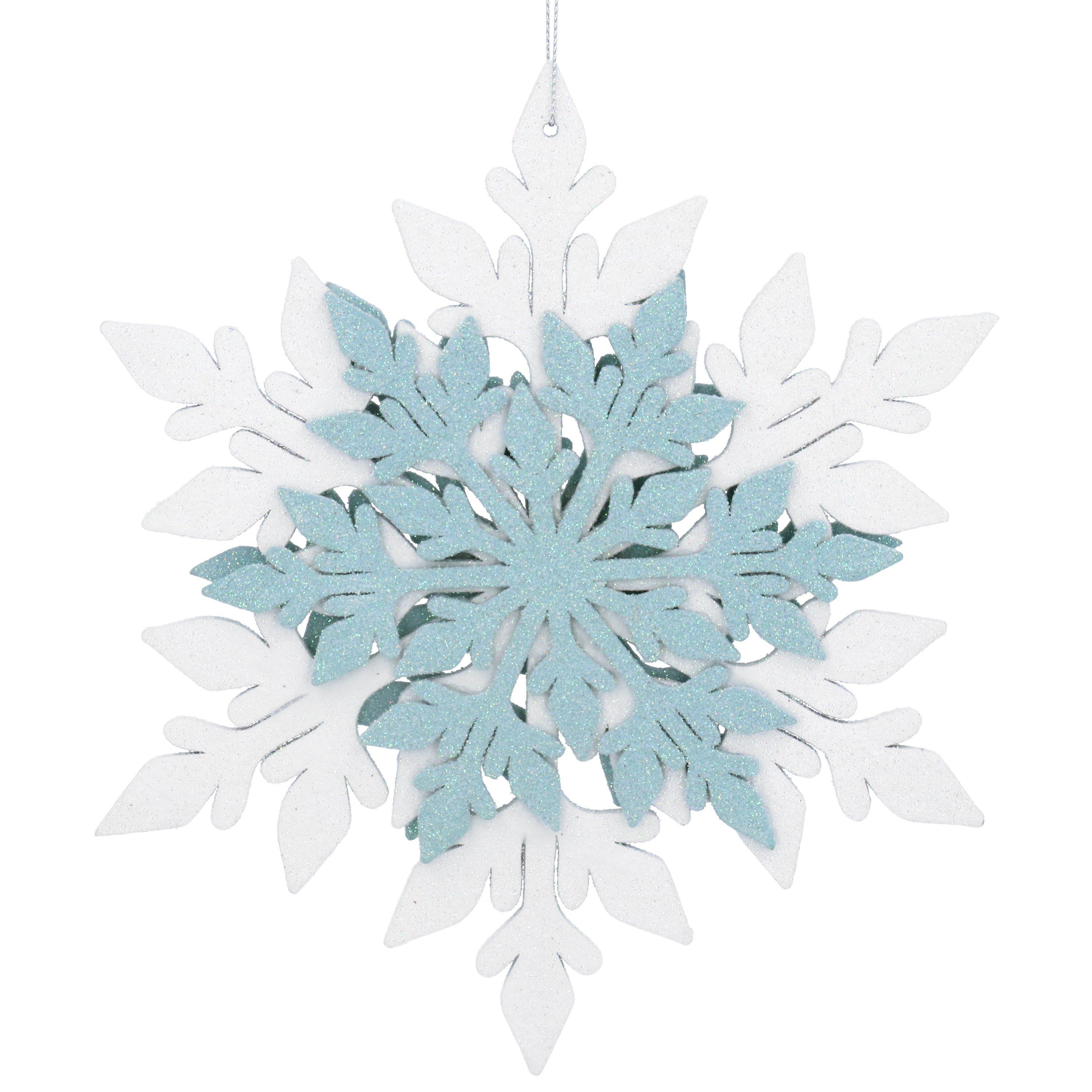 Gisela Graham Snowflake Single Decoration