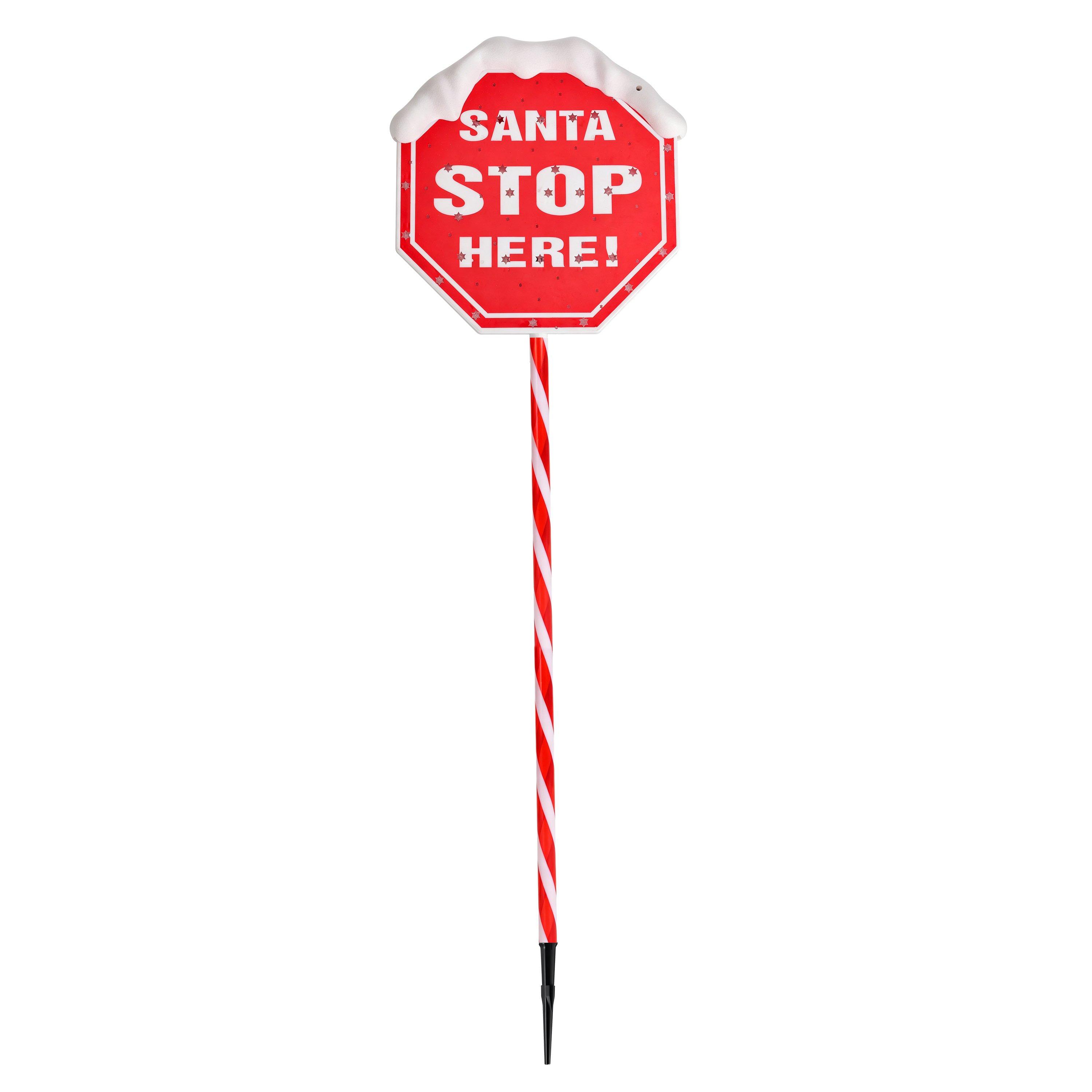 Red - The Spirit Of Christmas - LED Santa Stop Light - 2