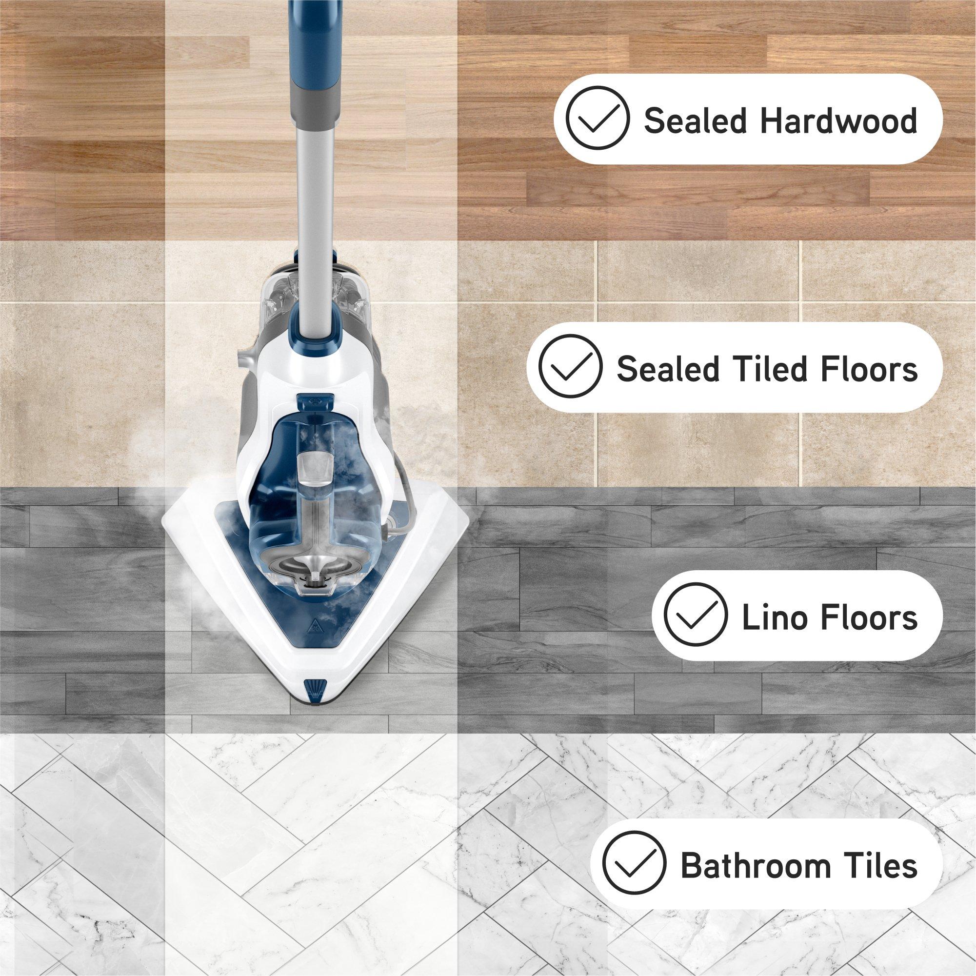 White/Blue - Vax - Steam Fresh Home Steam Cleaner - 4