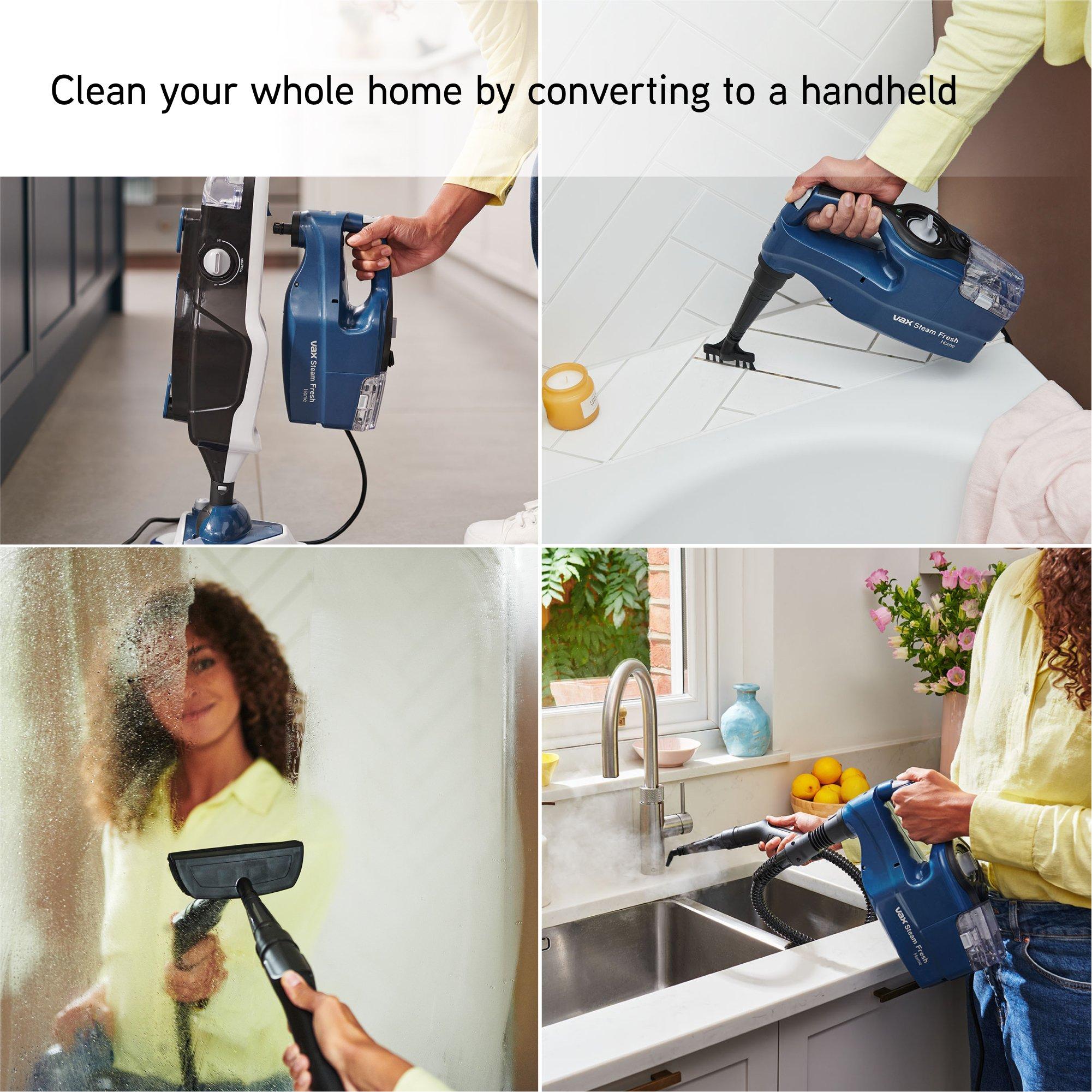 White/Blue - Vax - Steam Fresh Home Steam Cleaner - 5