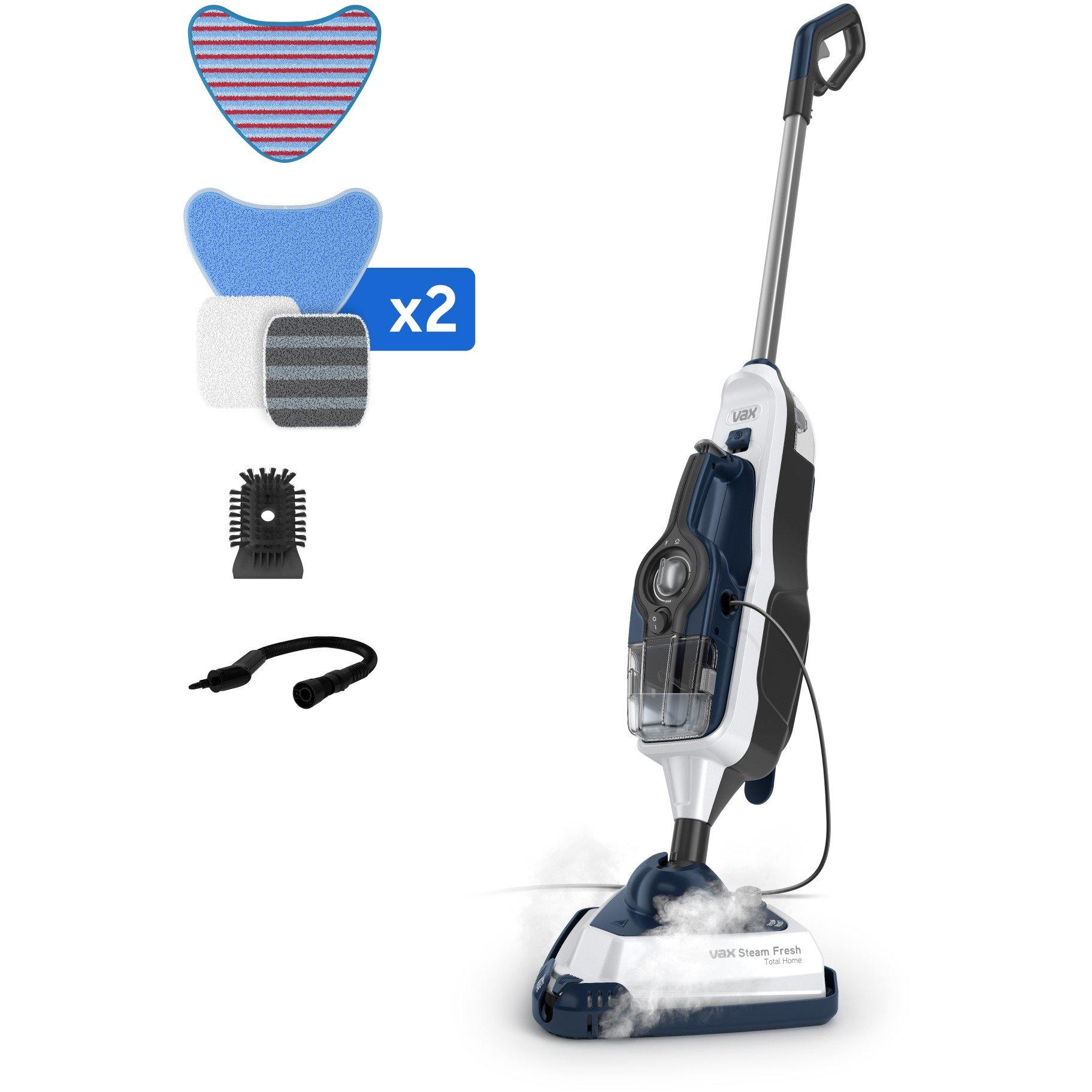 White/Blue - Vax - Steam Fresh Total Home Steam Cleaner - 1