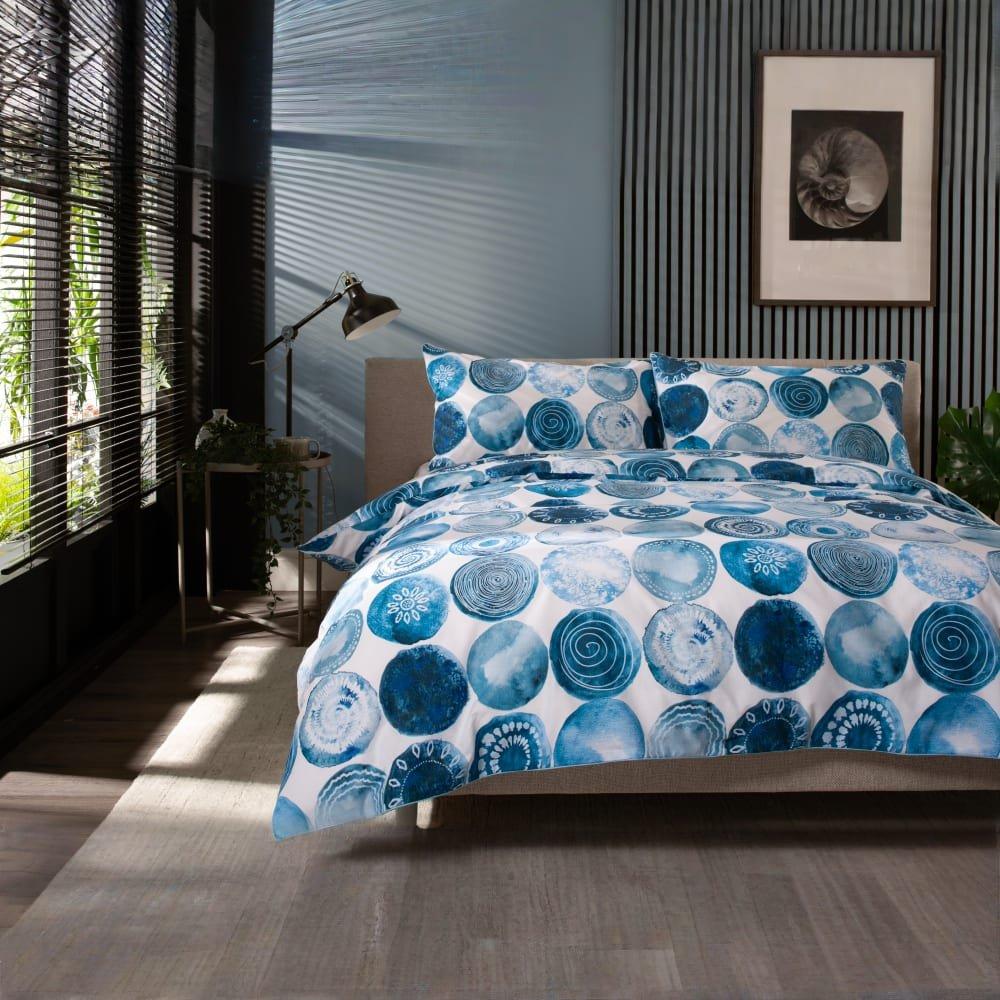 The Lyndon Company Blue Shells Duvet Cover | FRASERS
