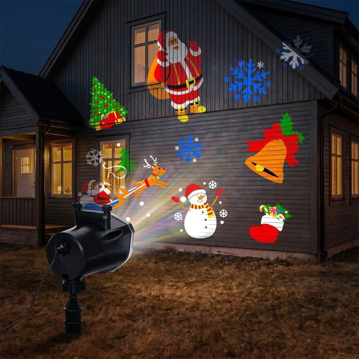 Black - The Spirit Of Christmas - Christmas and Halloween Home Projector - 2