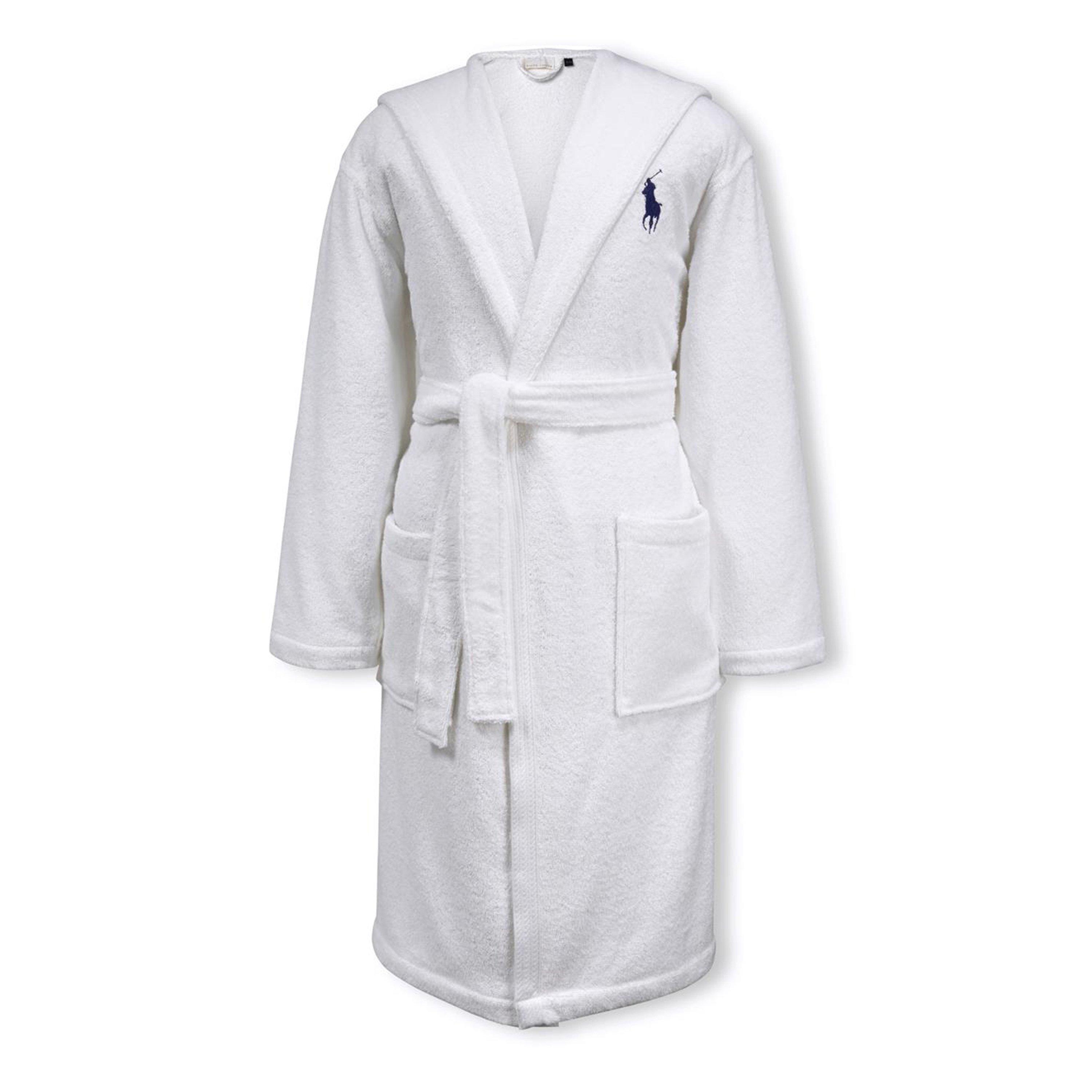 White - Ralph Lauren Home - Player Bathrobe - 1