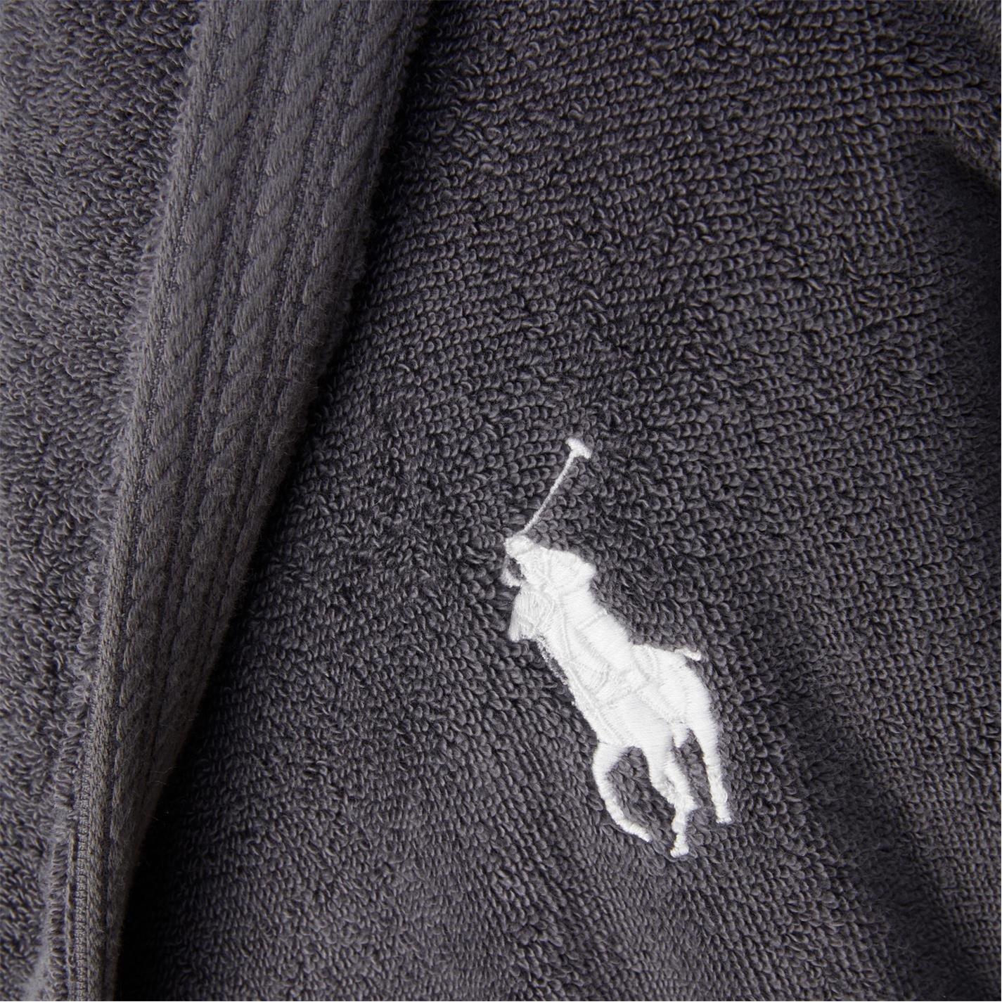 Charcoal - Ralph Lauren Home - Player Bathrobe - 4