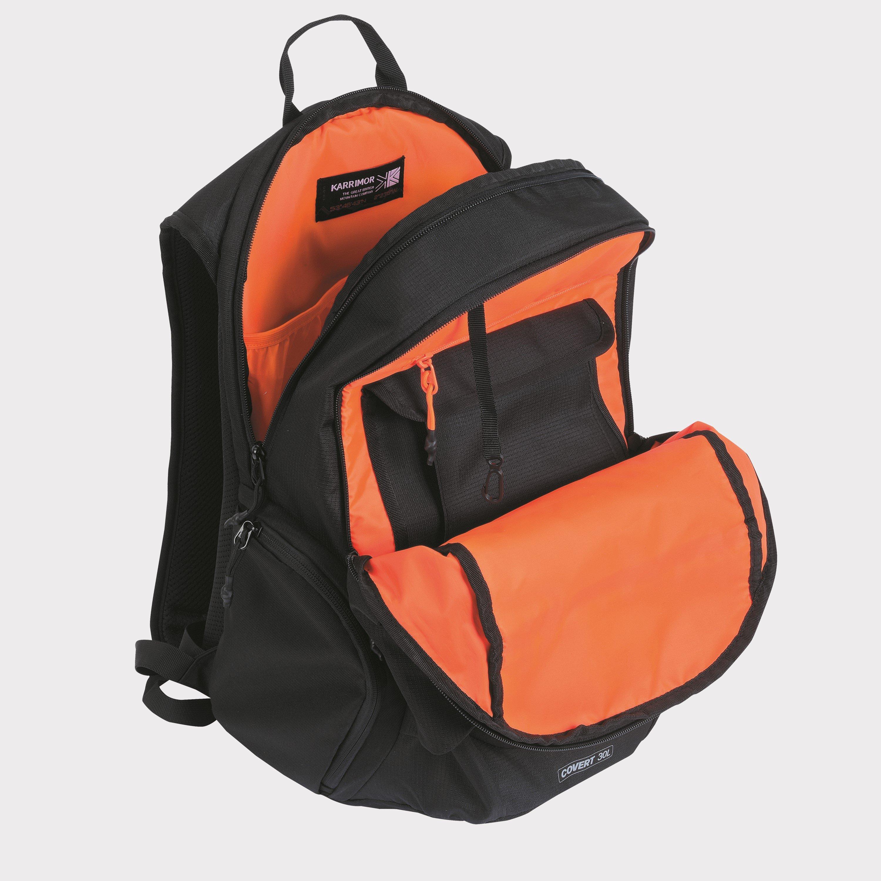 Black - Karrimor - Covert 30L Waterproof Laptop Backpack - 4