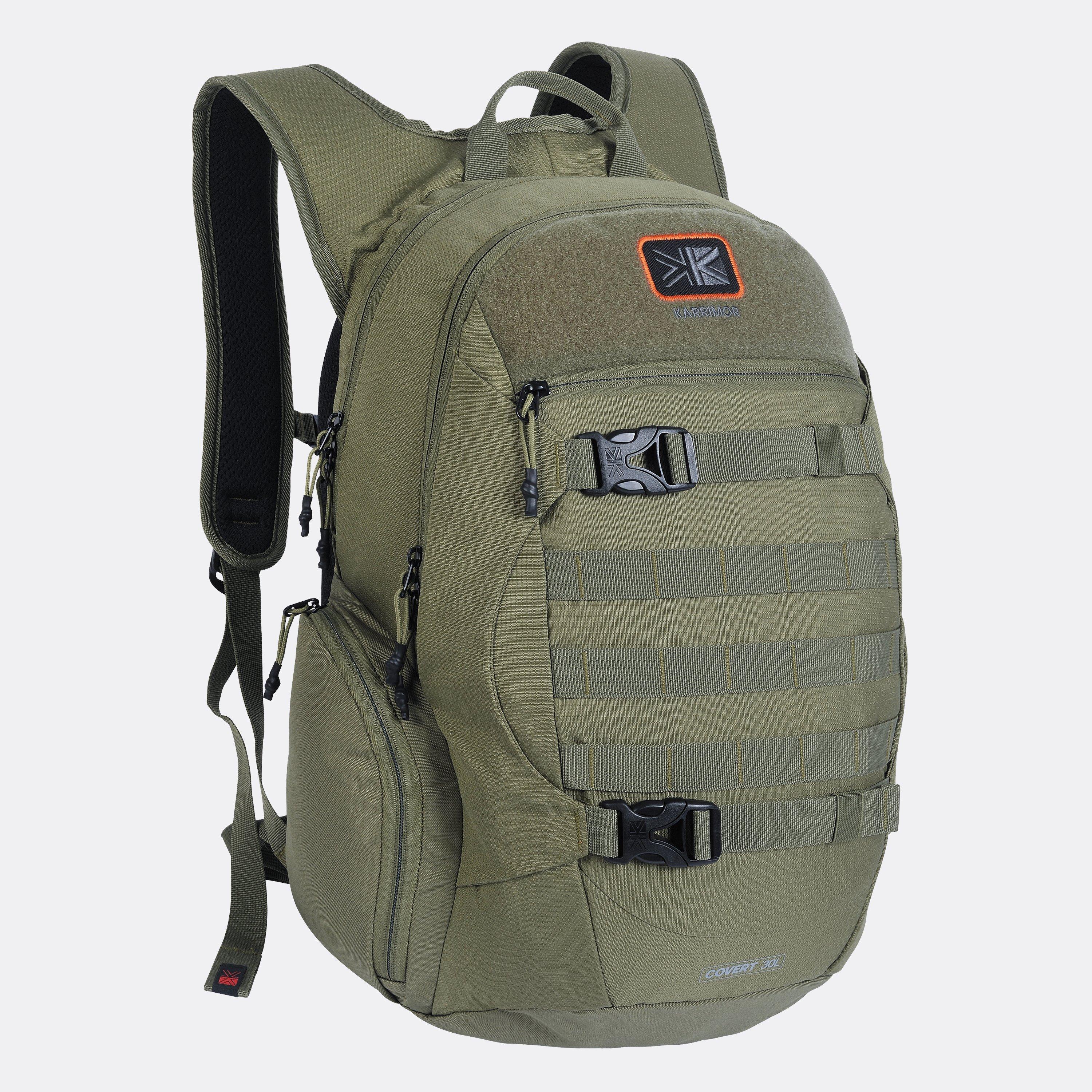 Khaki - Karrimor - Covert 30L Waterproof Laptop Backpack - 2