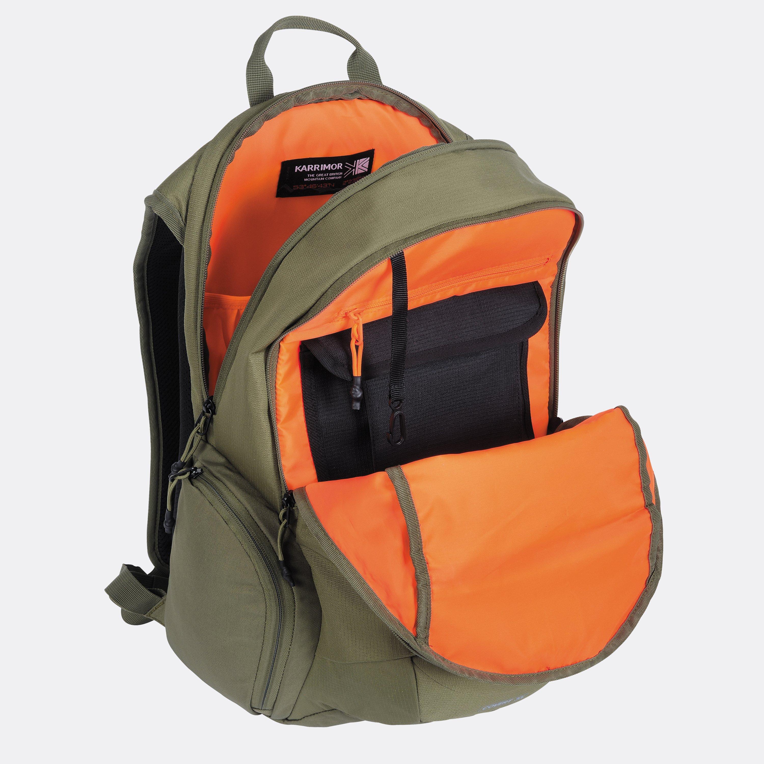 Khaki - Karrimor - Covert 30L Waterproof Laptop Backpack - 4