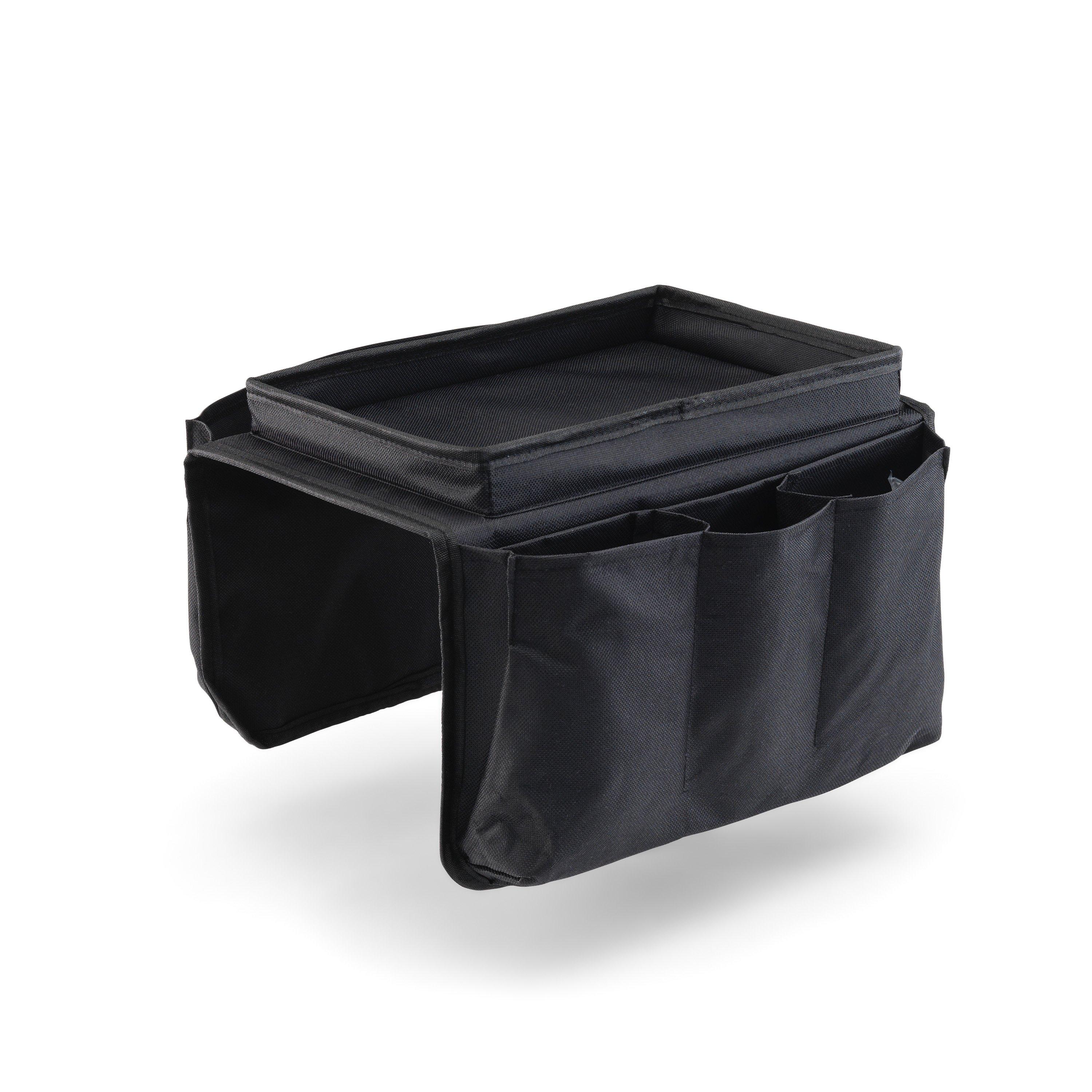 Black - Menkind - Menkind Black Arm Chair Caddy - 5