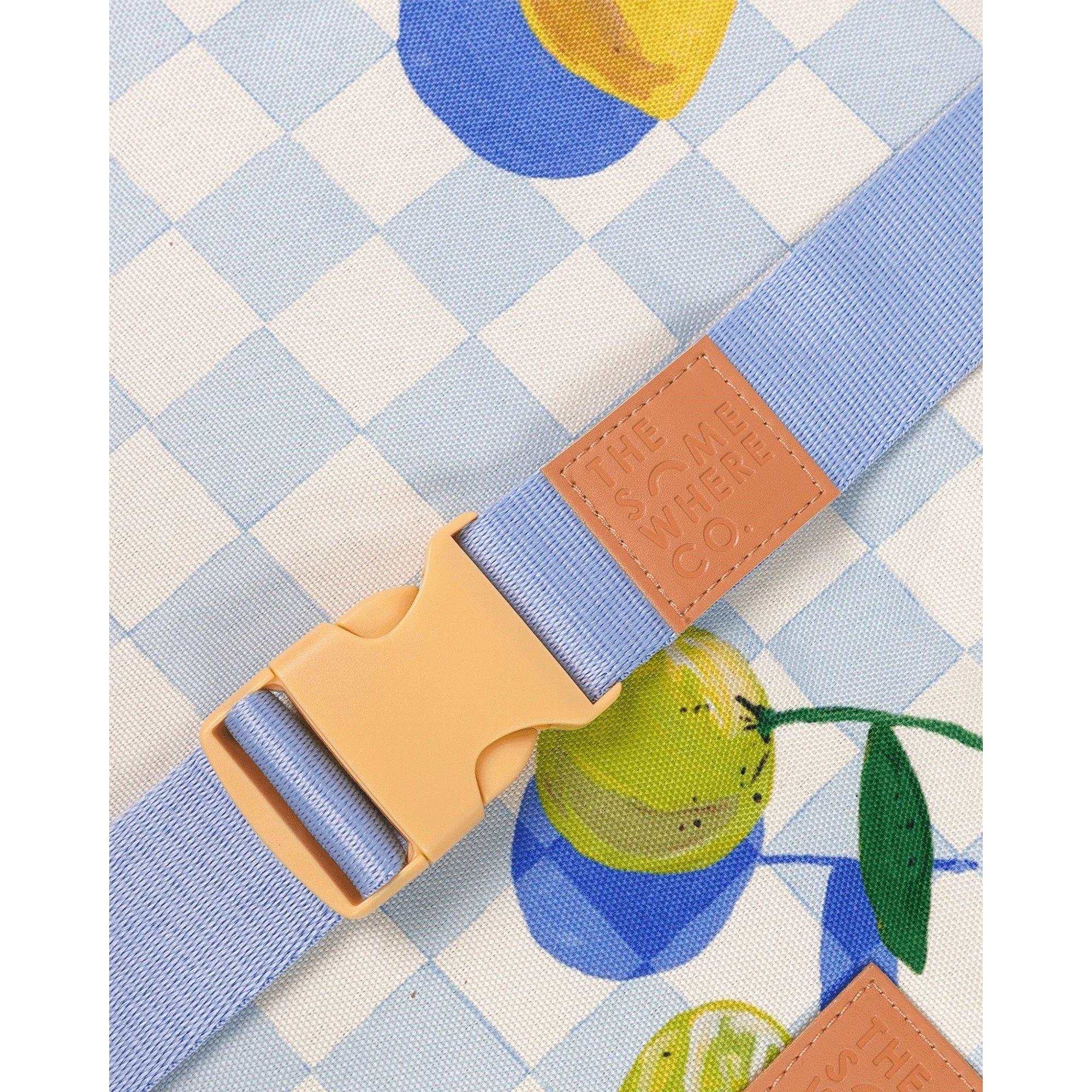 Blue Orange - The Somewhere Co - TSC Sorrento Citrus Luxe Picnic Rug - 2