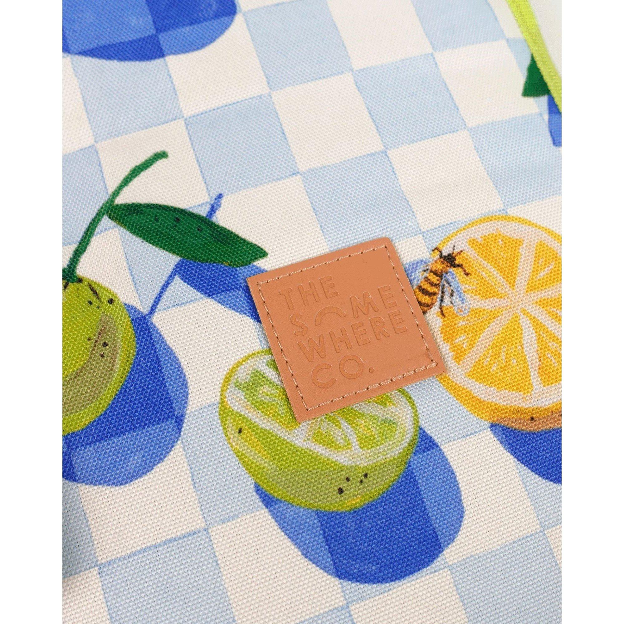 Blue Orange - The Somewhere Co - TSC Sorrento Citrus Luxe Picnic Rug - 3