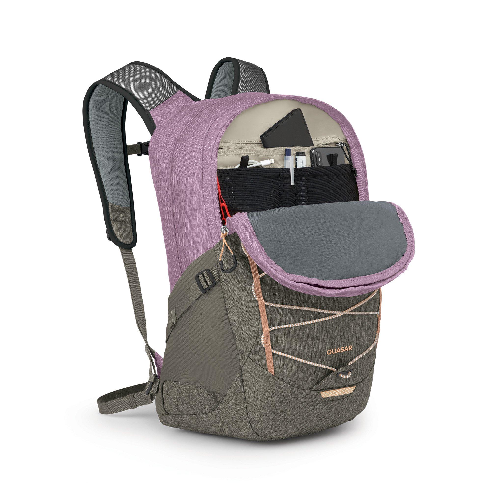 Pashmina/Grey - Osprey - Quasar 26L Backpack - 2