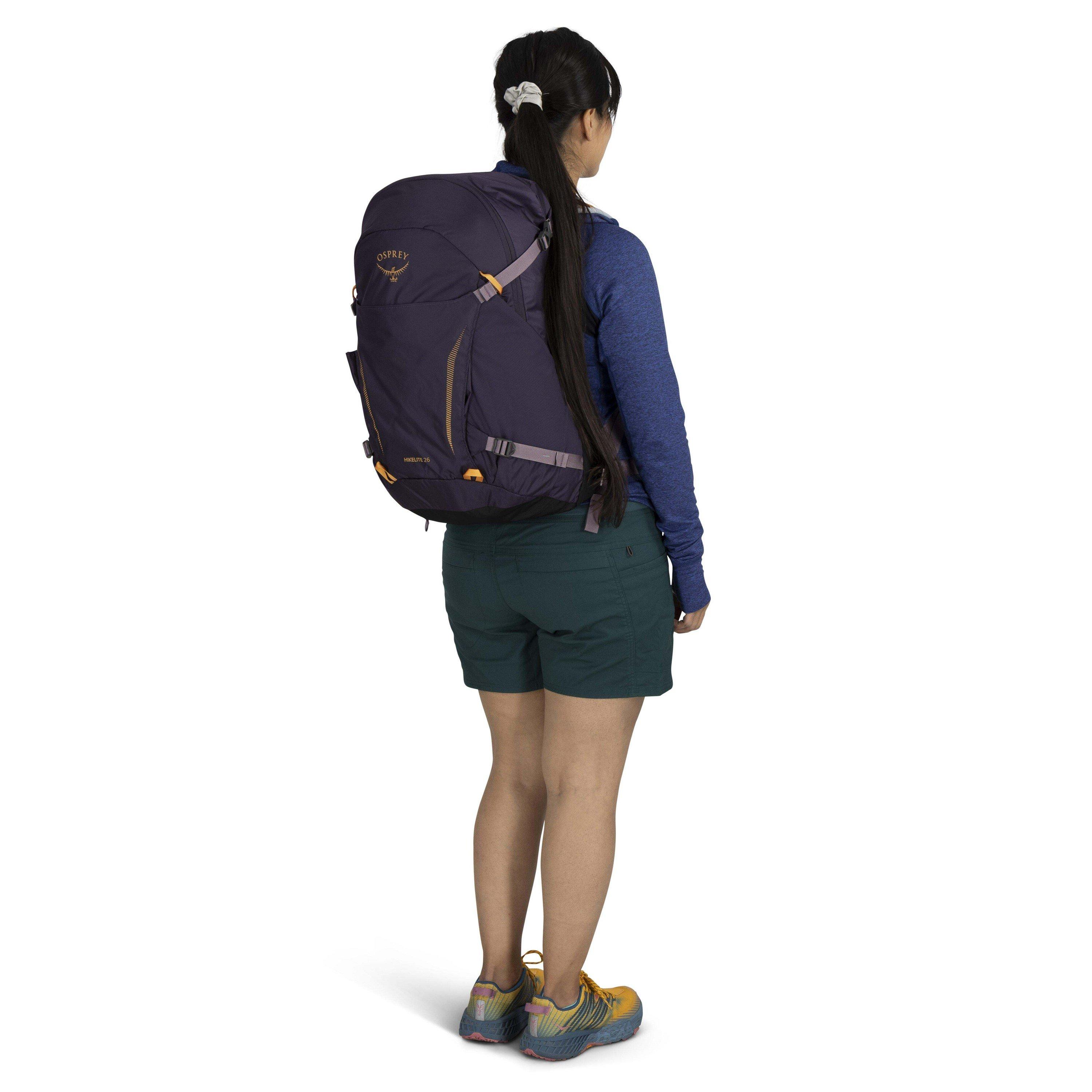 Purple/Orange - Osprey - Hikelite 18L Backpack - 5