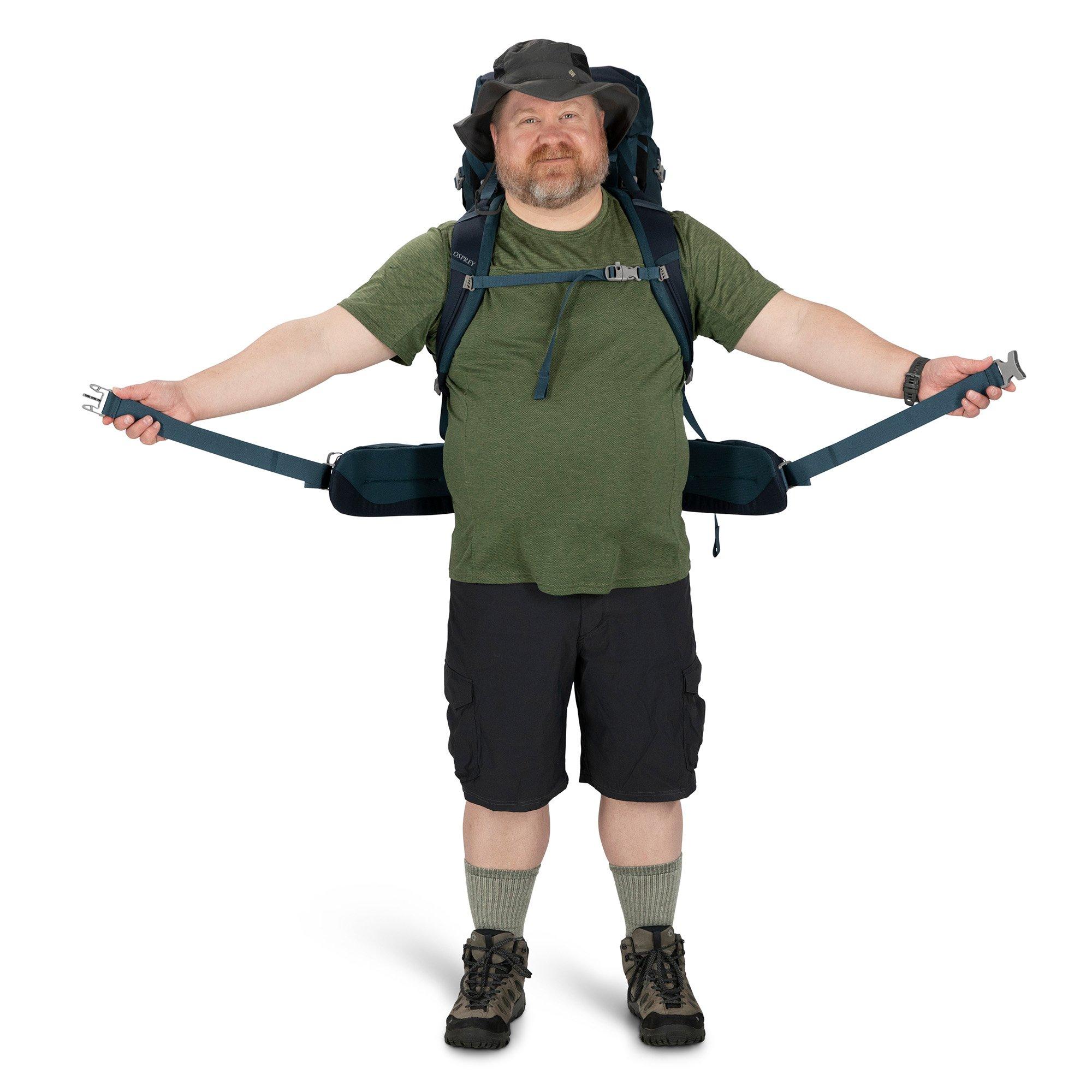 Muted Blue - Osprey - Volt 65L Rucksack - 4