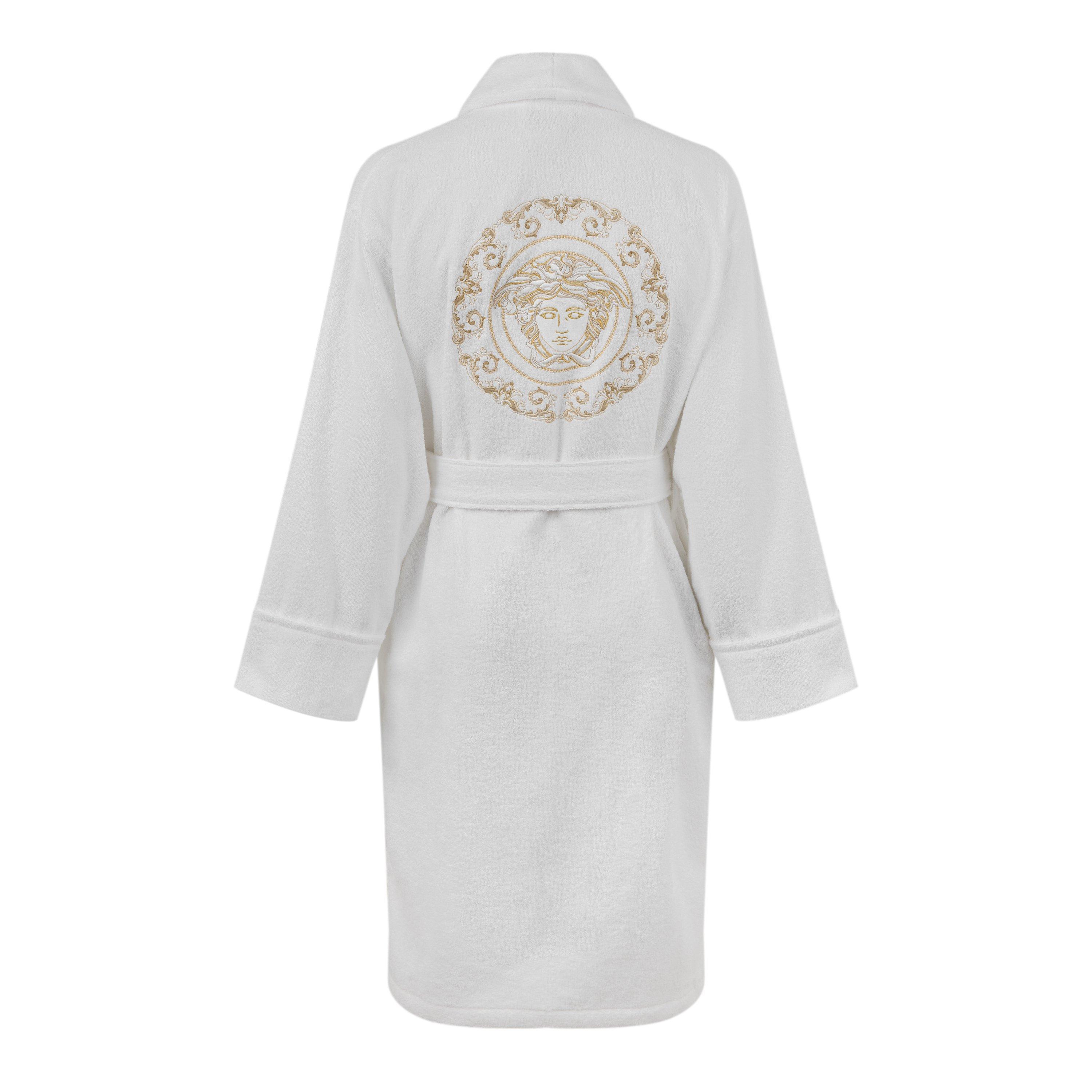 White Gold - Versace Home - Medusa Gala Bathrobe - 2
