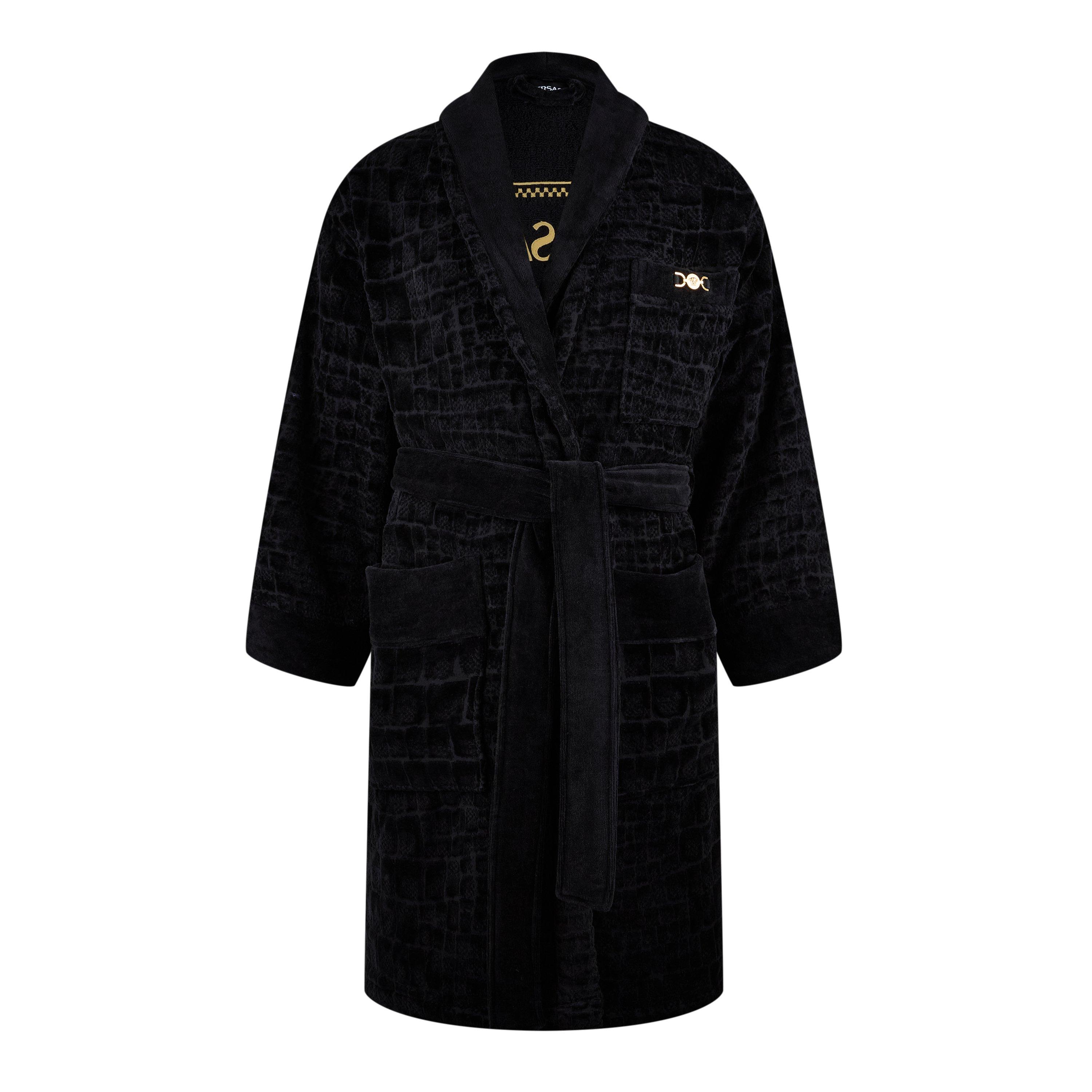Black - Versace Home - Icon Bathrobe - 1