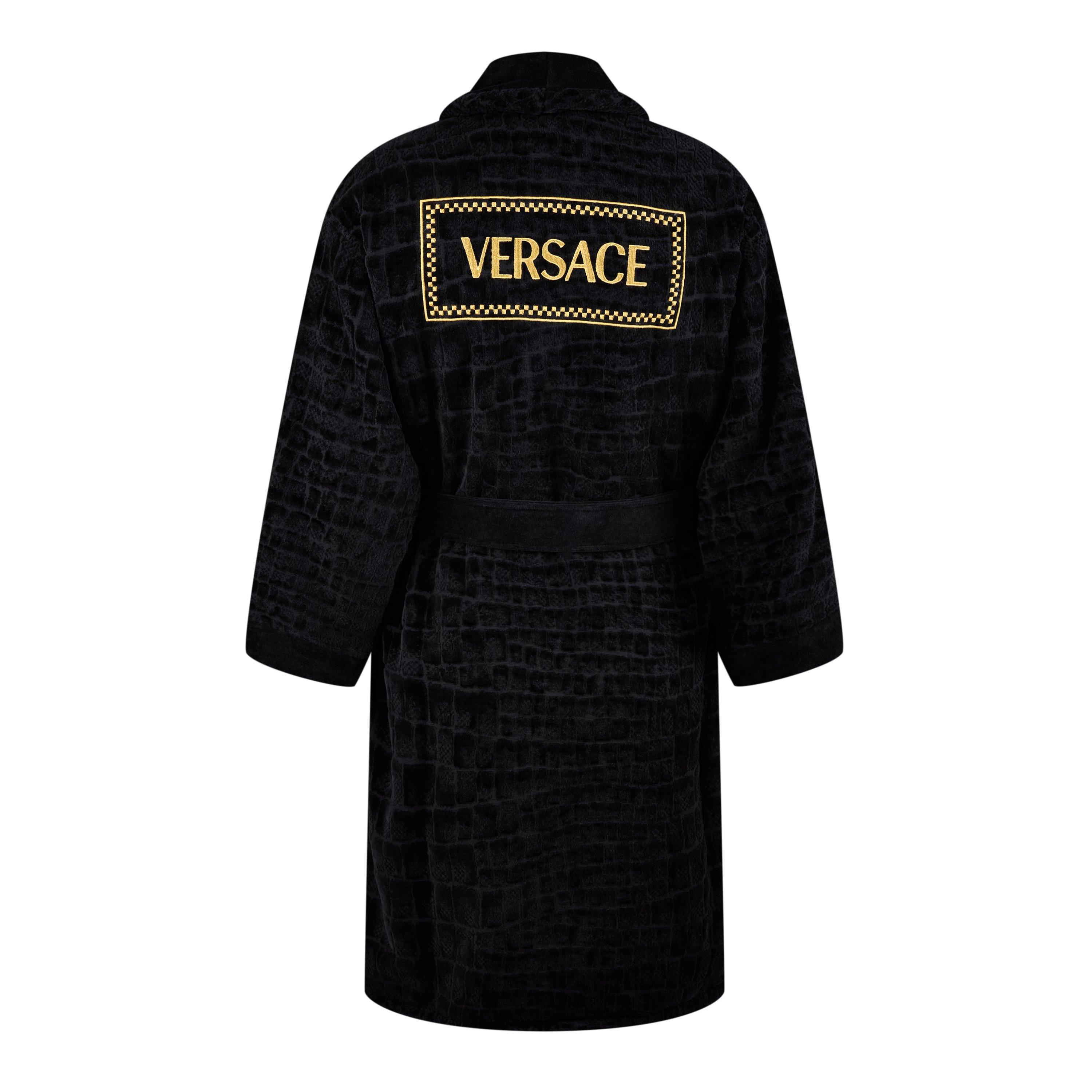 Black - Versace Home - Icon Bathrobe - 2