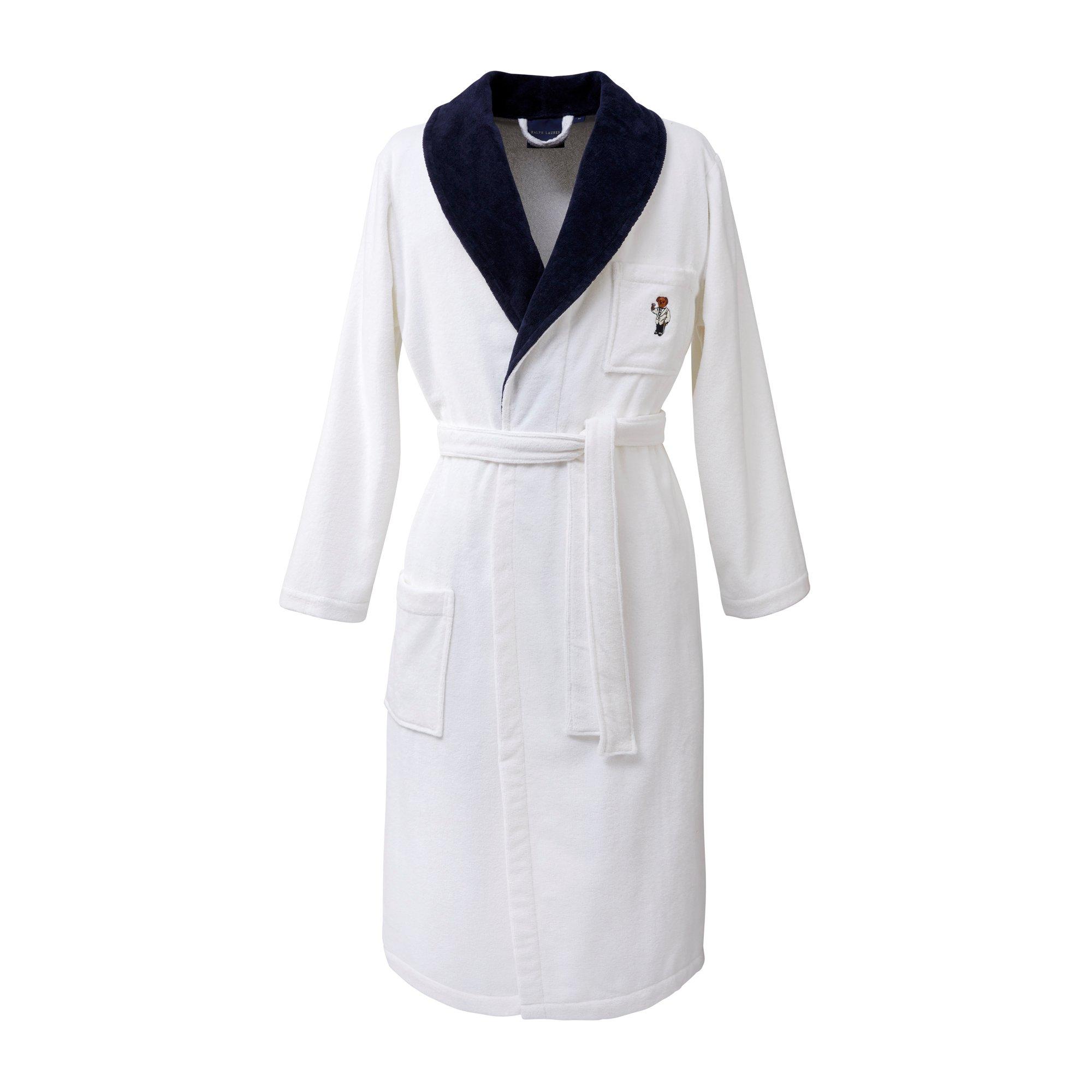 White - Ralph Lauren Home - Cole Bath Robe - 1
