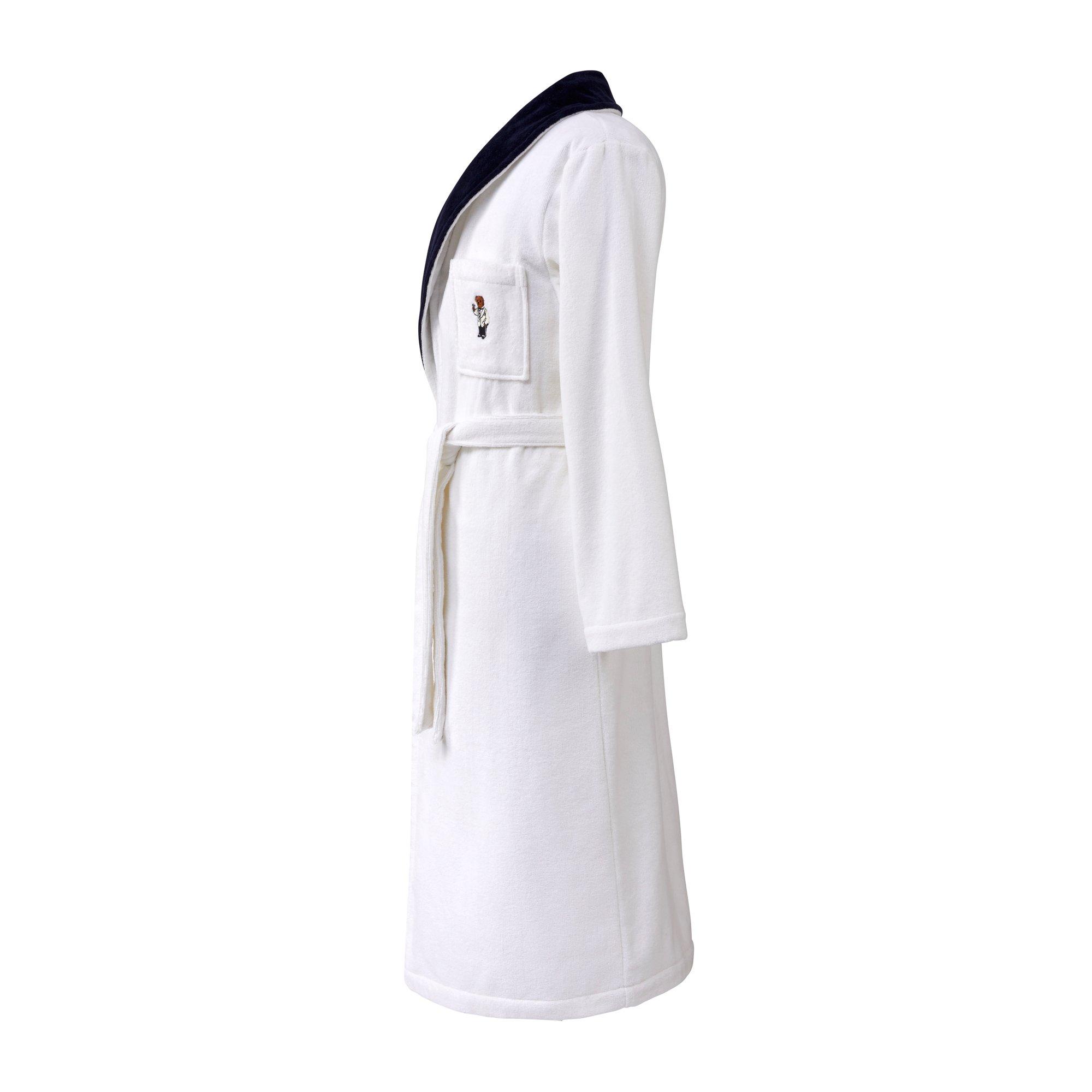 White - Ralph Lauren Home - Cole Bath Robe - 2