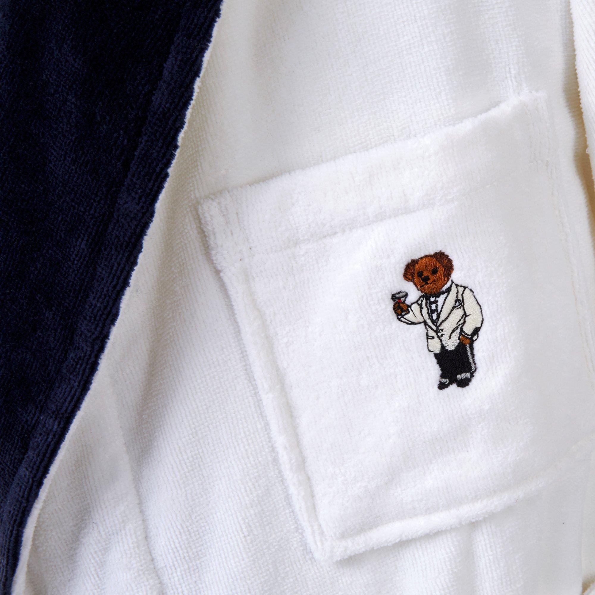 White - Ralph Lauren Home - Cole Bath Robe - 3