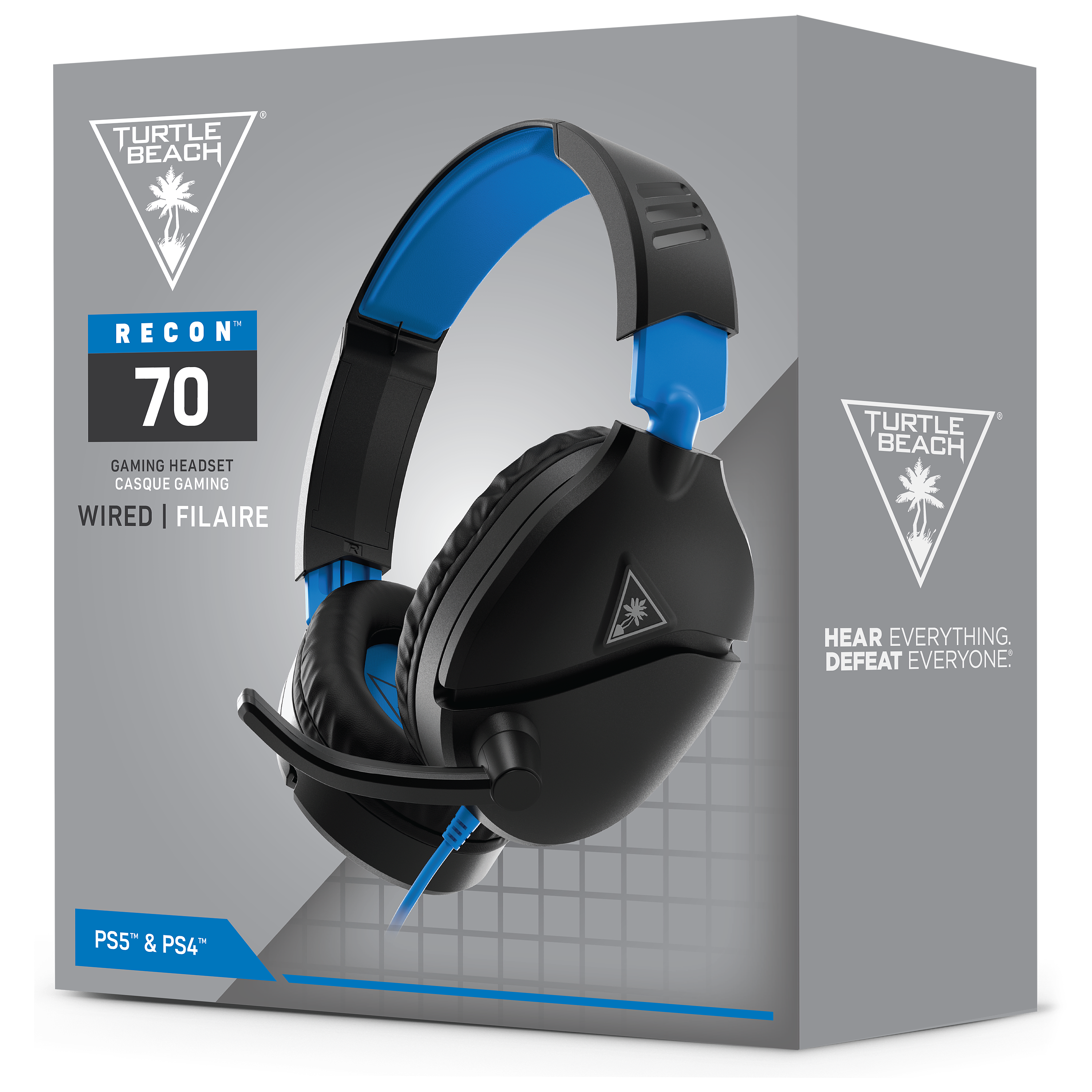 Zwart/Blauw - Turtle Beach - Recon 70P Headset – Black - 14