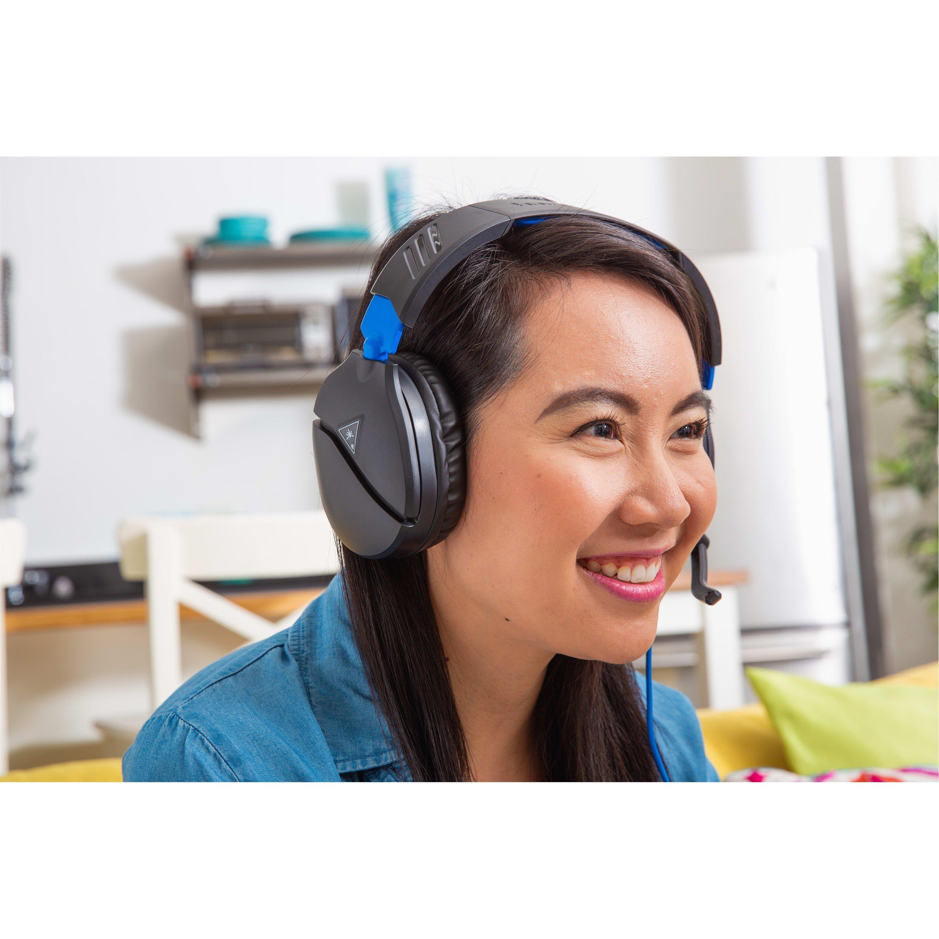 Zwart/Blauw - Turtle Beach - Recon 70P Headset – Black - 3