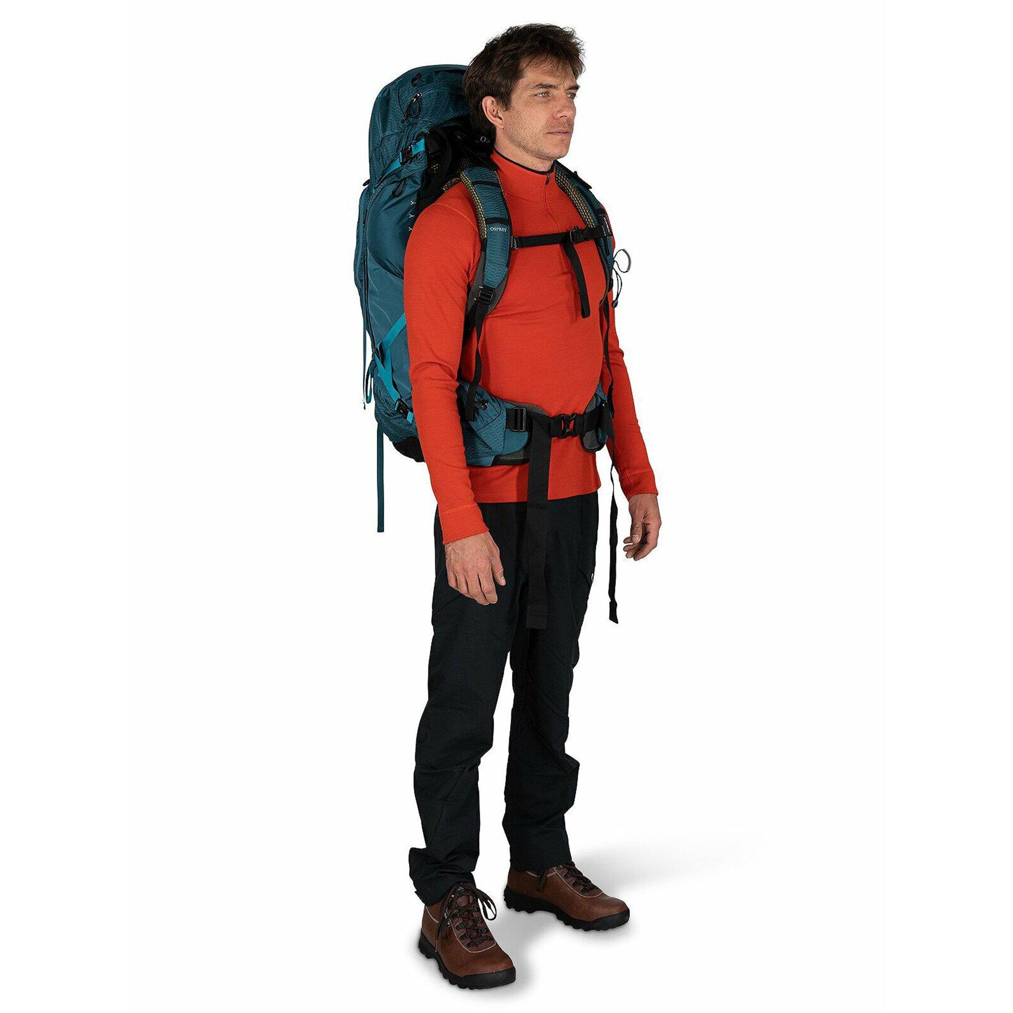 Black - Osprey - Atmos 65L Rucksack - 3