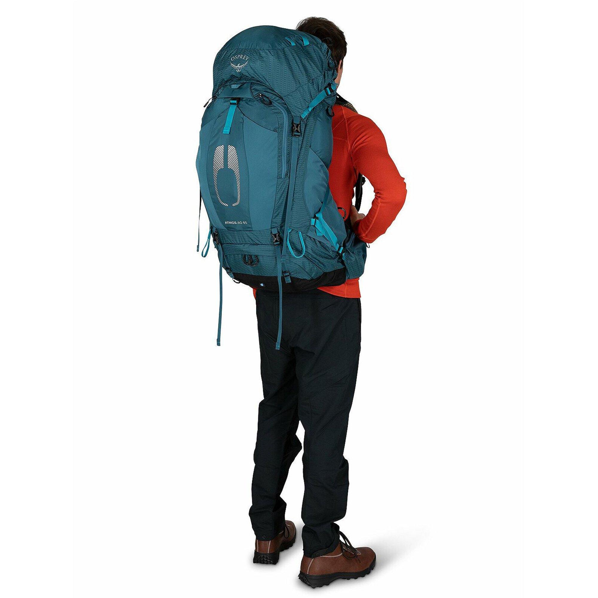 Black - Osprey - Atmos 65L Rucksack - 4
